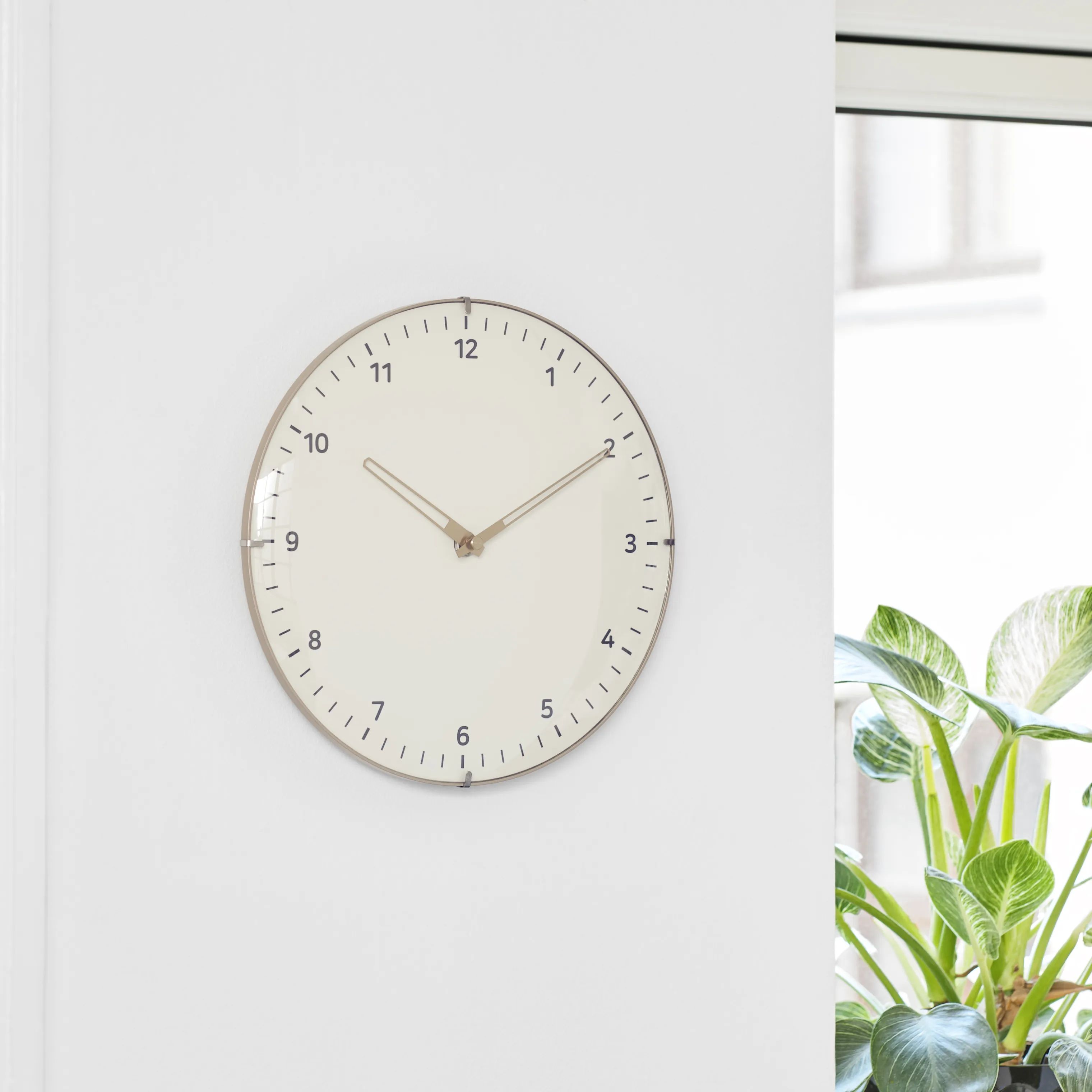 CASA Living Vægure Vægur i creme/antik guld, 25 cm, 3