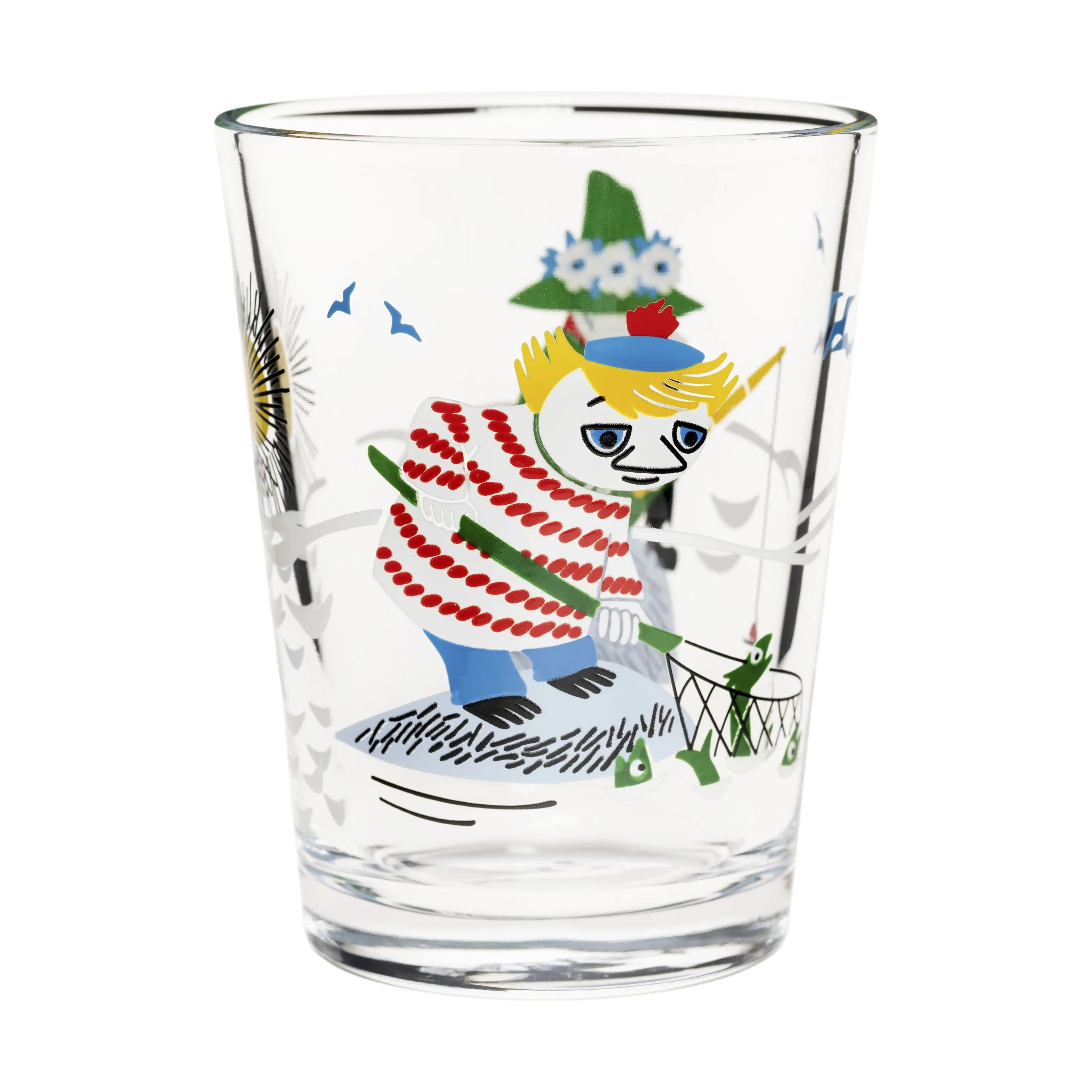Moomin Arabia Vandglas Moomin Iittala Moomin x Iittala Drikkeglas - Fiskeri i Grøn, 2