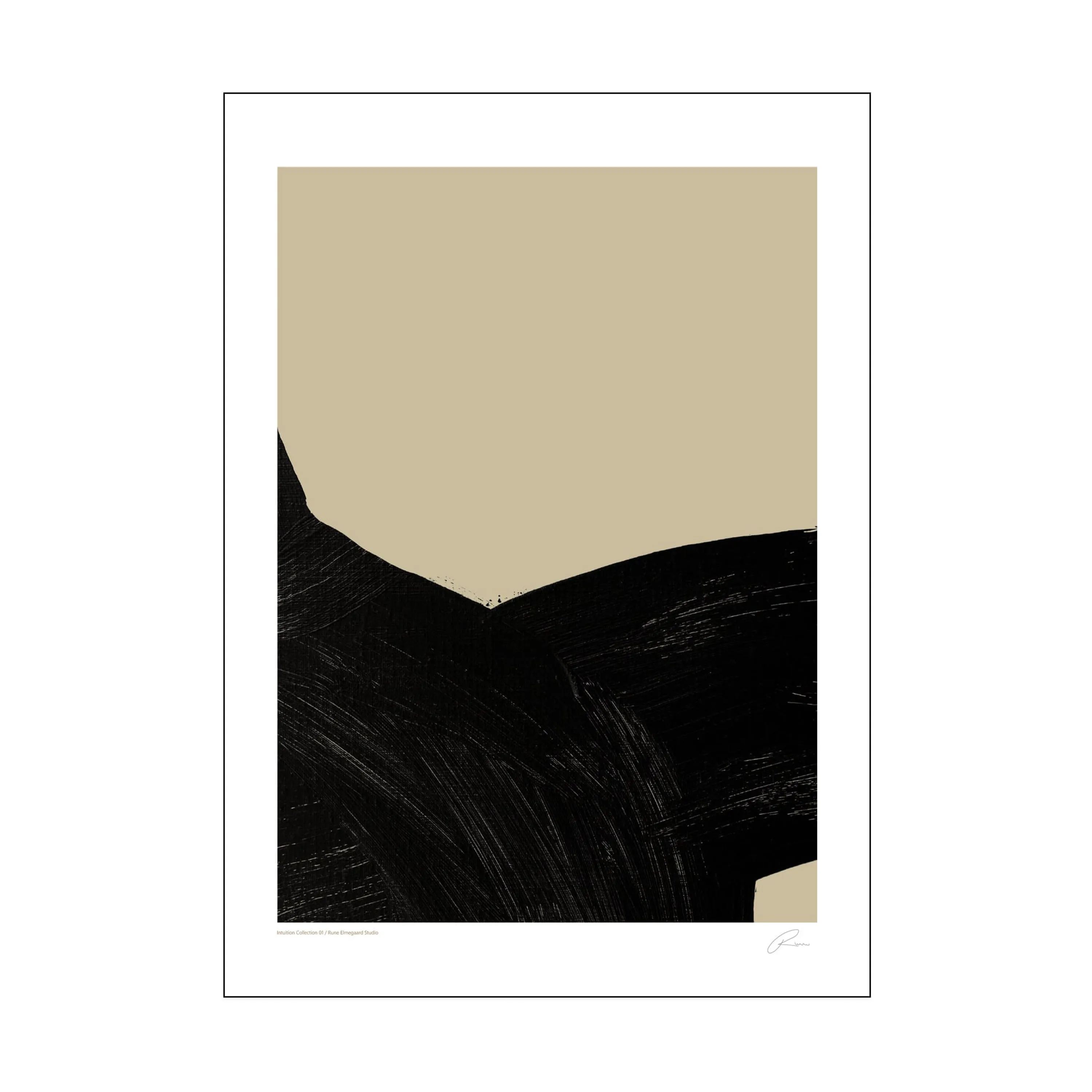 Poster&Frame Plakater Plakat - Intuition Collection 01 i B50 x L70 cm, 1