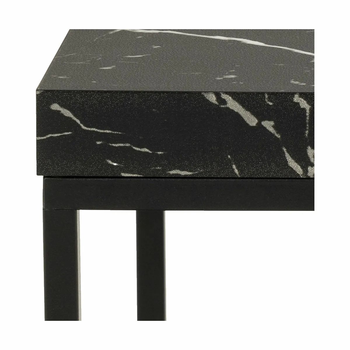 CASA Living Sofaborde Barossa Sofabord i Sort, B40 x L40 cm, 4