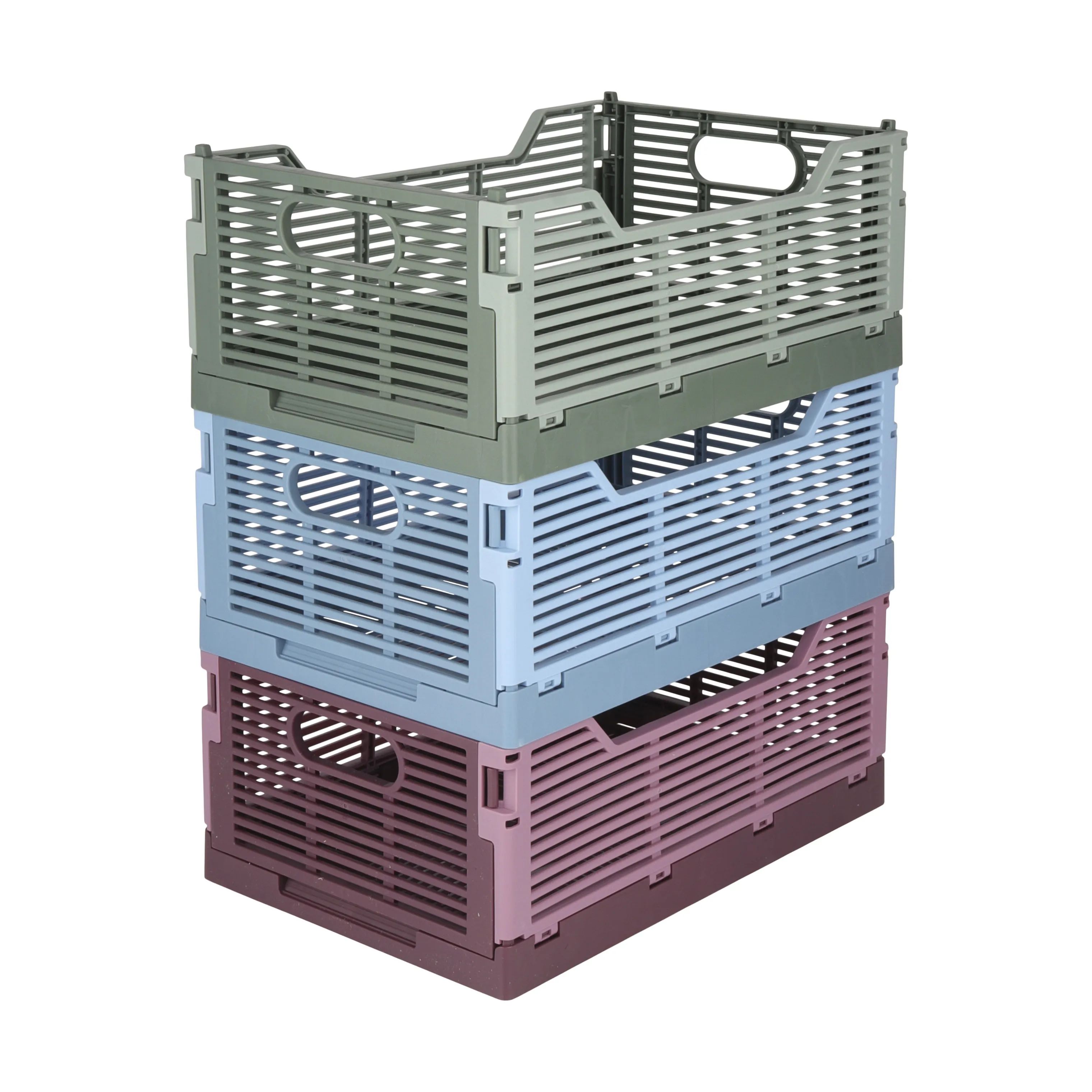 CASA Living Kasser Foldekasse i Lilla, B20,5 x L30,5 cm, 4