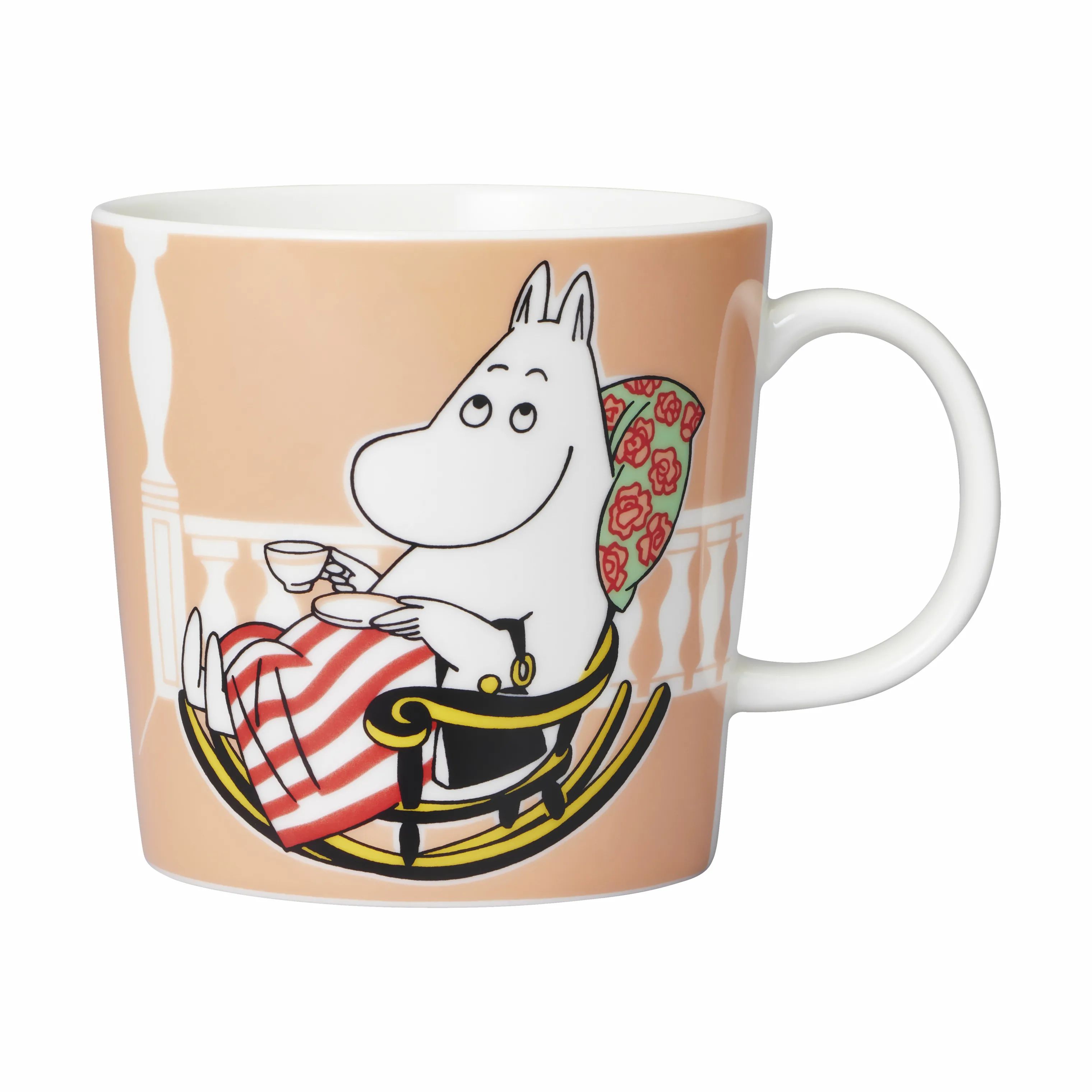 Moomin Arabia Krus og kopper med hank Ferieklar Krus - Mumimor i Mumimor/Marmelade, 30 cl, 1