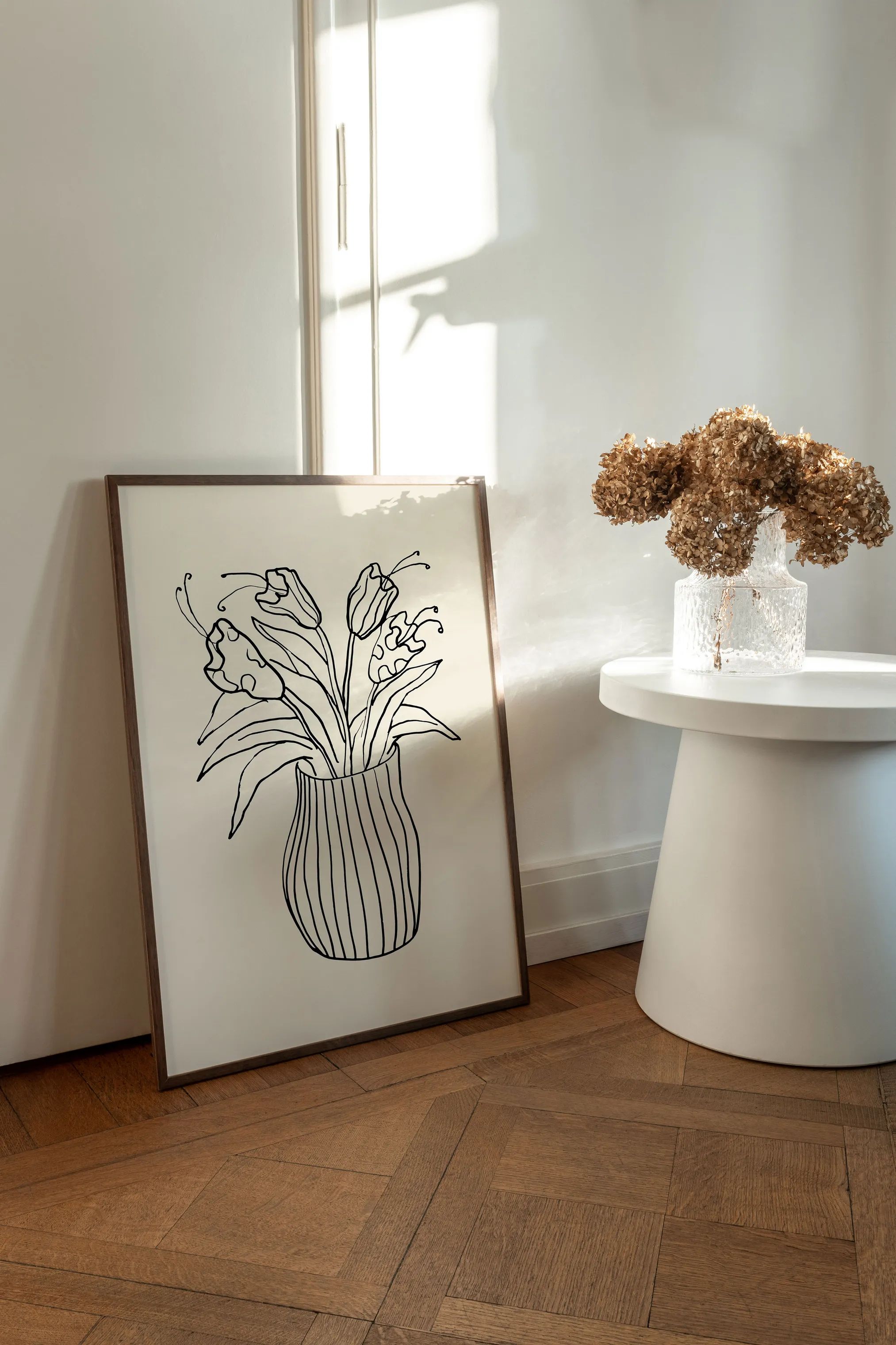 Poster&Frame Plakater Plakat - Vase Sketch i B30 x L40 cm, 2