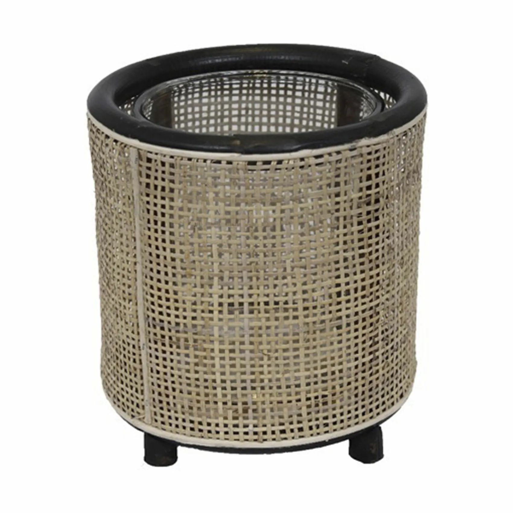 CASA Living Lanterner Lanterne i Lys natur/sort, 18 cm, 1