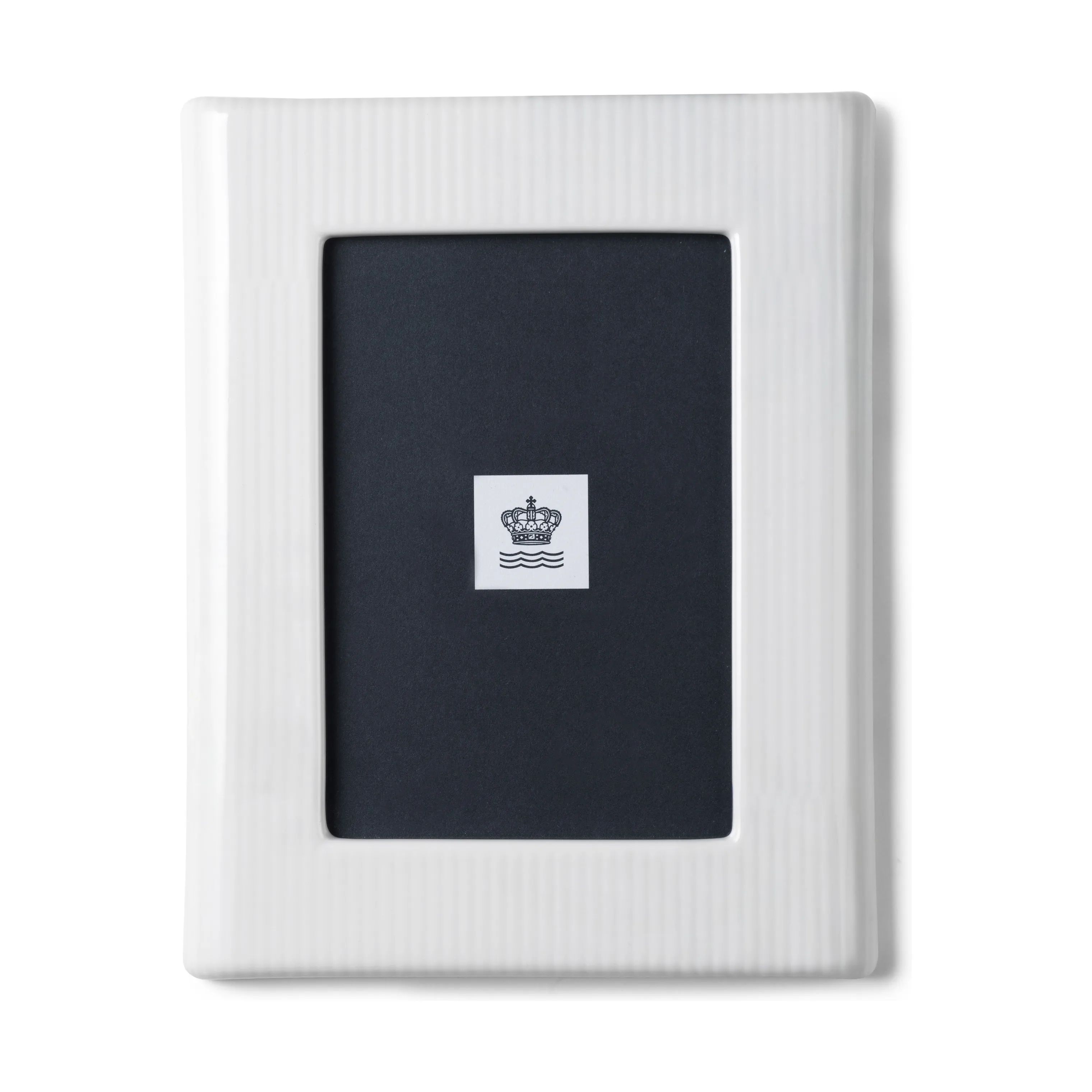 Royal Copenhagen Billedrammer Hvid Riflet Billederamme i Hvid, 1