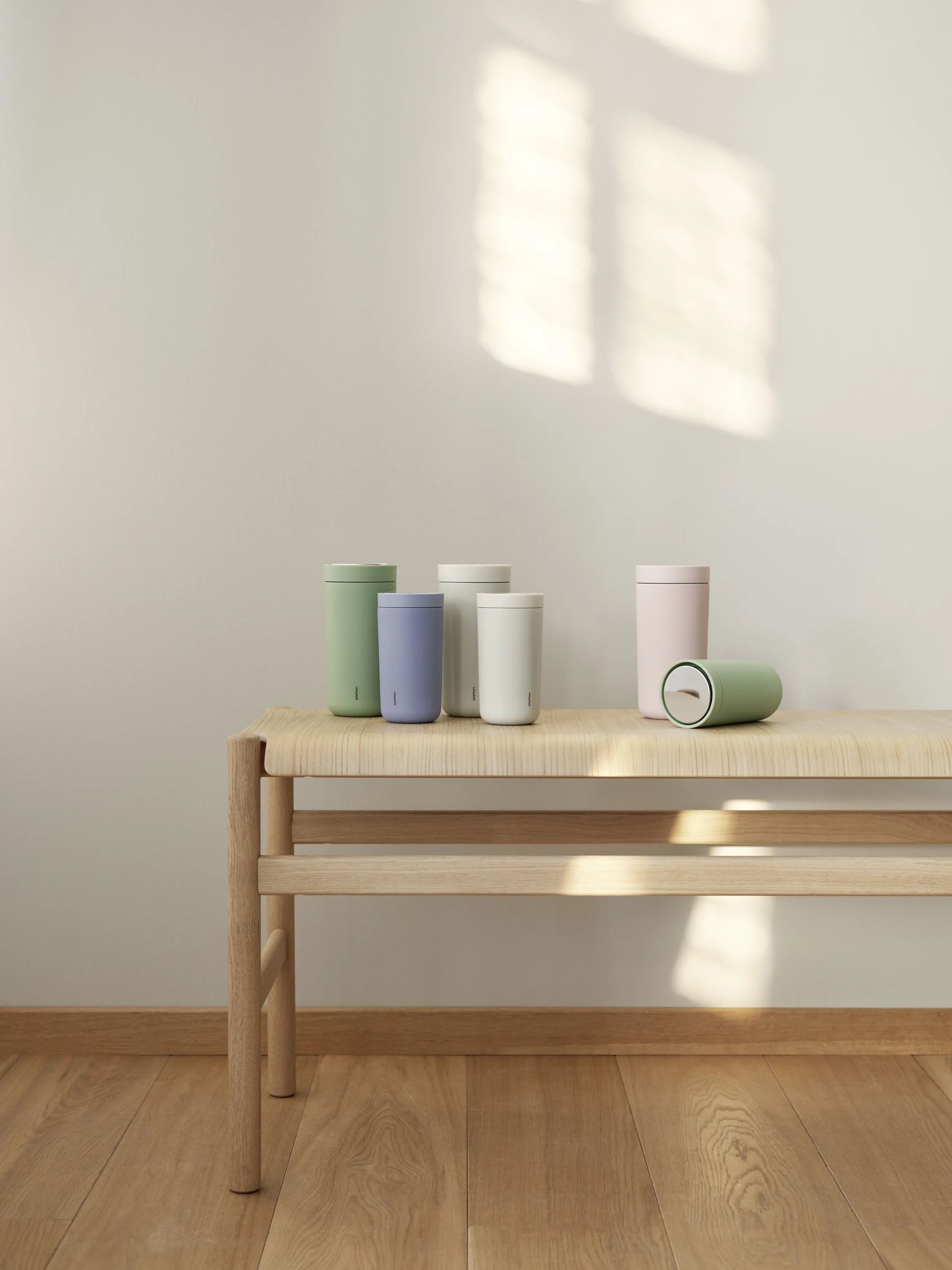 Stelton To go kopper I:CONS To Go Click Rejsekrus i Sand, 20 cl, 2