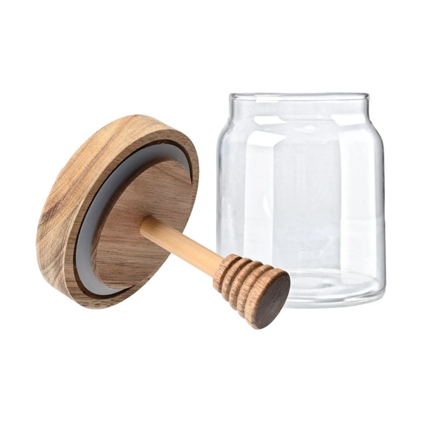 Estia Home Opbevaringsglas Honningbeholder i Klar, 4