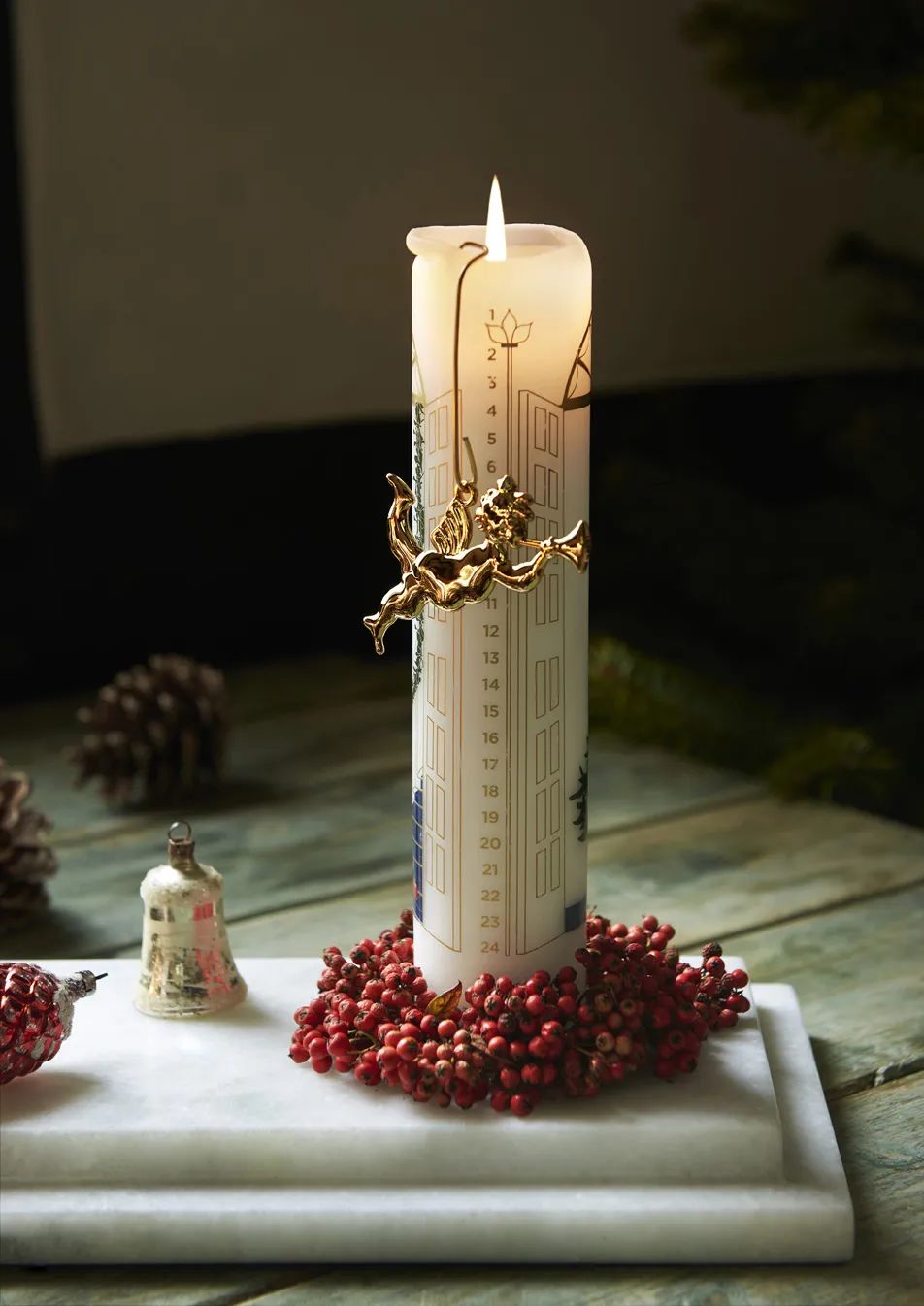 Rosendahl Juleophæng Karen Blixen Jul Karen Blixen Basun Engel i Forgyldt, 6,5 cm, 2