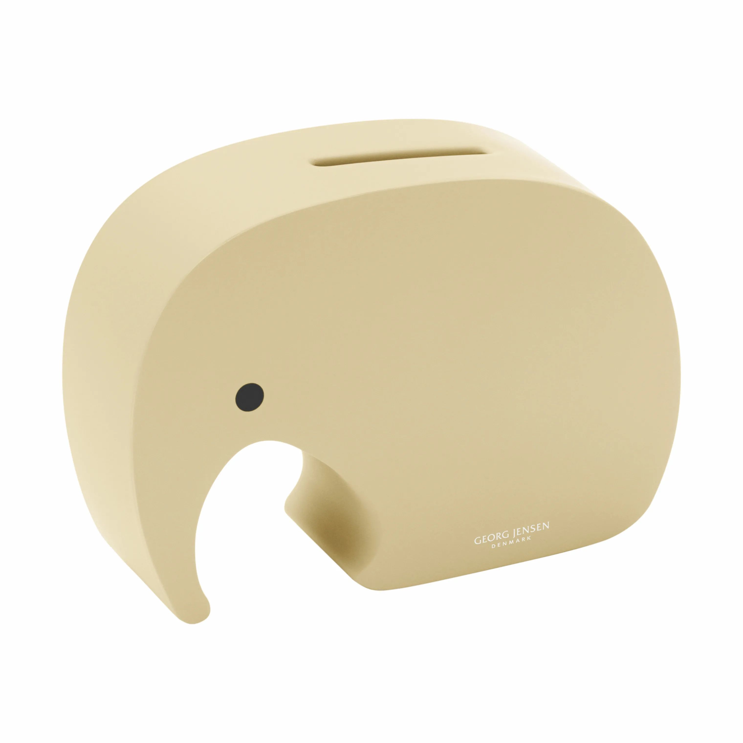Georg Jensen Øvrige figurer Miniphant Sparegris i Vanilla Bean, 1