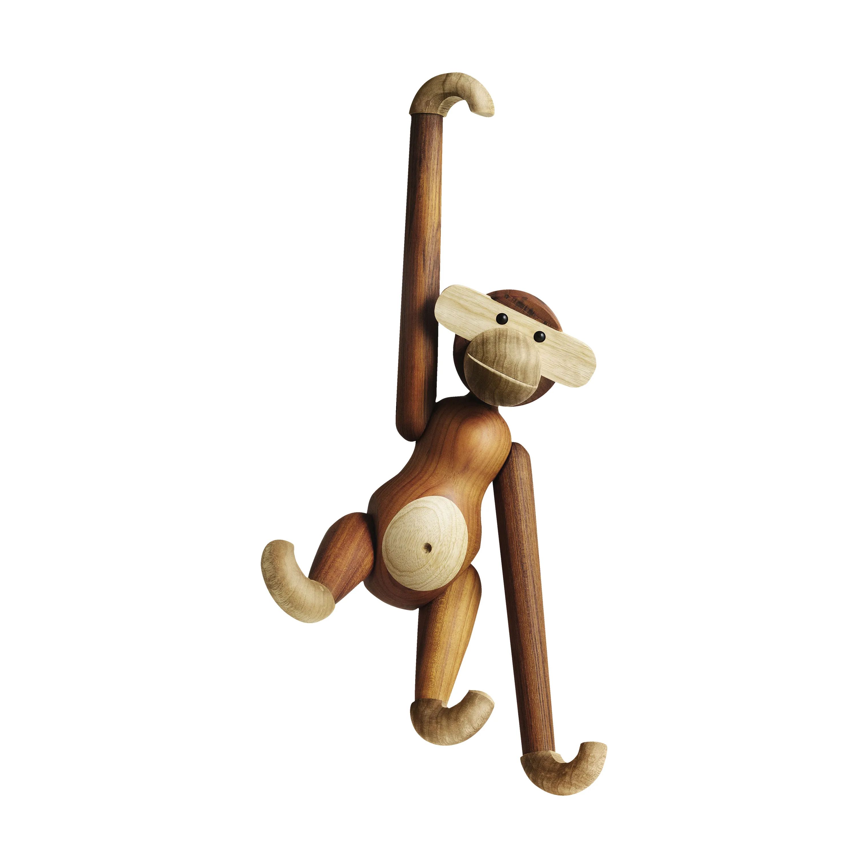 Kay Bojesen Dyrefigurer Abe - Stor i Teaktræ, Stor, 3
