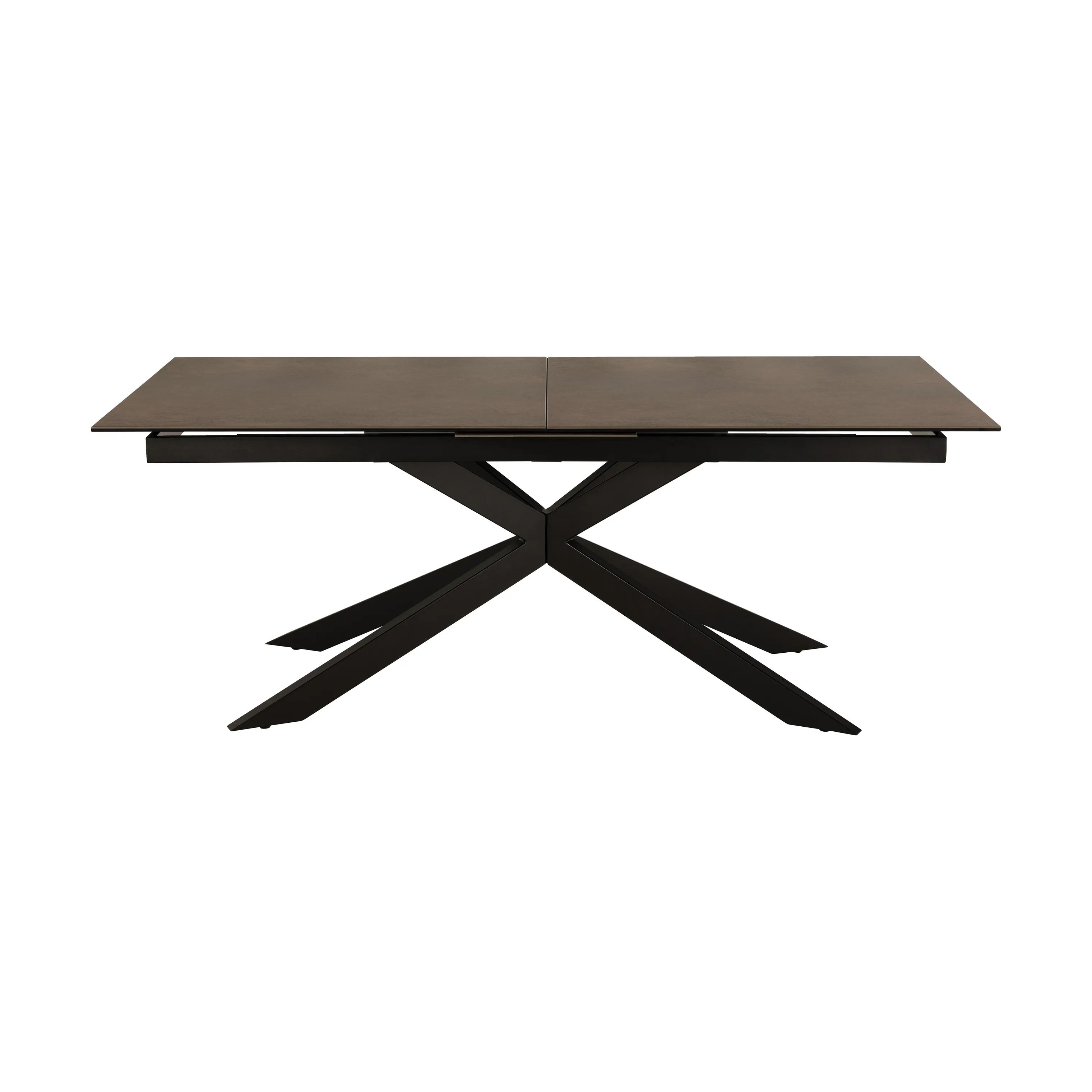 CASA Living Spiseborde Irwine Spisebord i Rustbrun, H76 x B240 x L100 cm, 1
