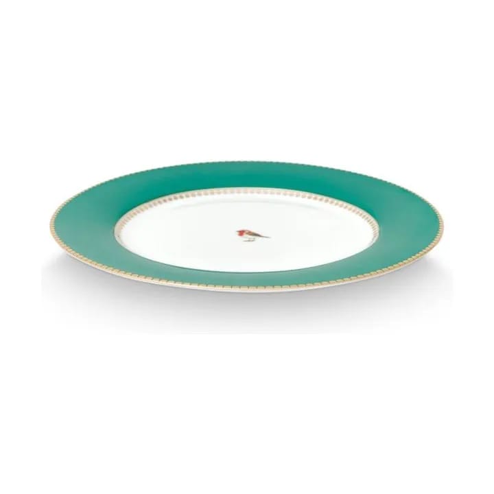 PIP Studio Middagstallerkener Love Birds Tallerken i Grøn, 26,5 cm, 4