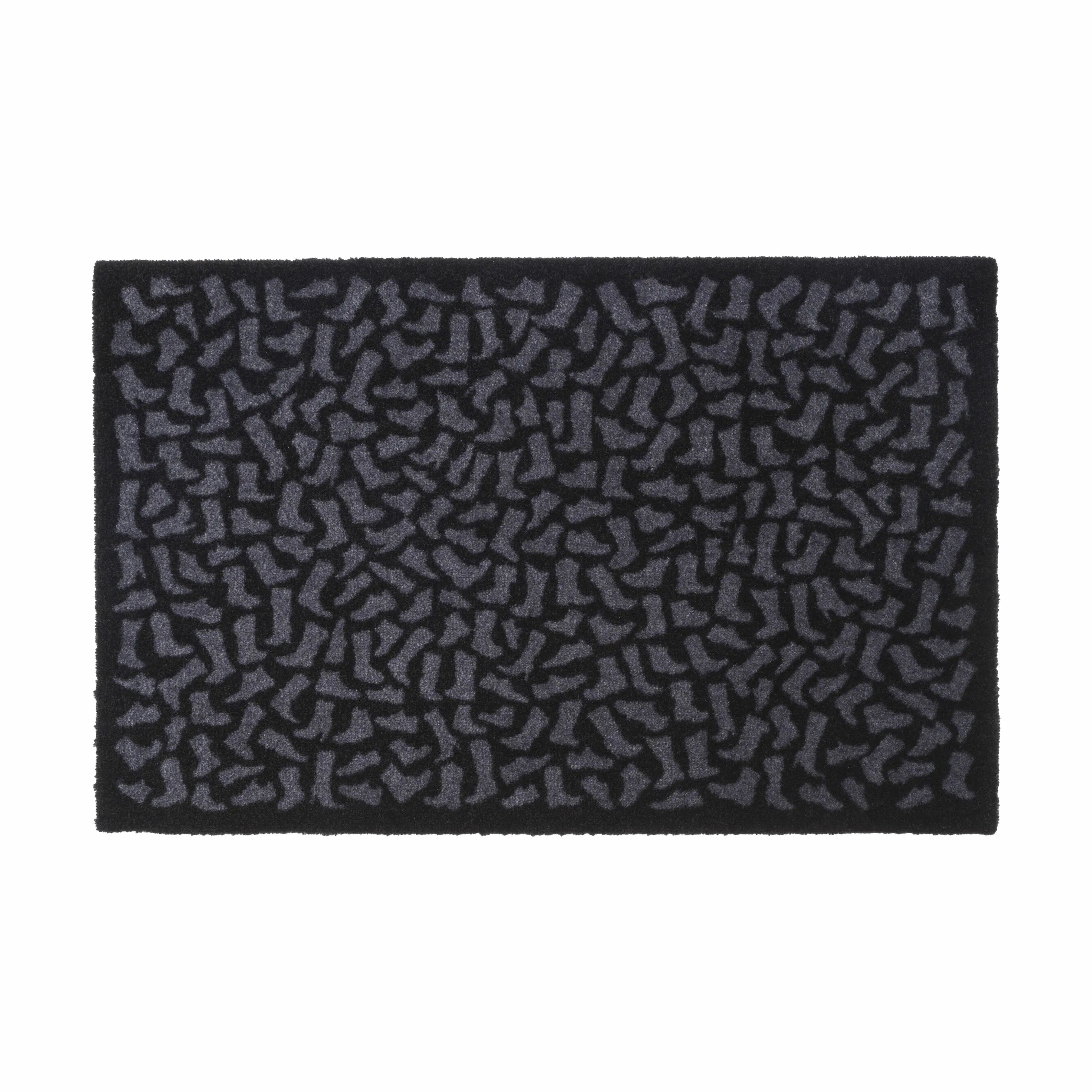 Tica Copenhagen Dørmåtter Footwear Smudsmåtte i Sort/grå, B67 x L120 cm, 1