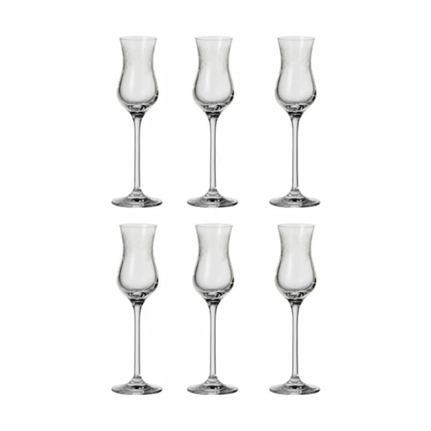 Leonardo Rødvinsglas CHATEAU Grappa Glas - 6 stk. i Klar, 1