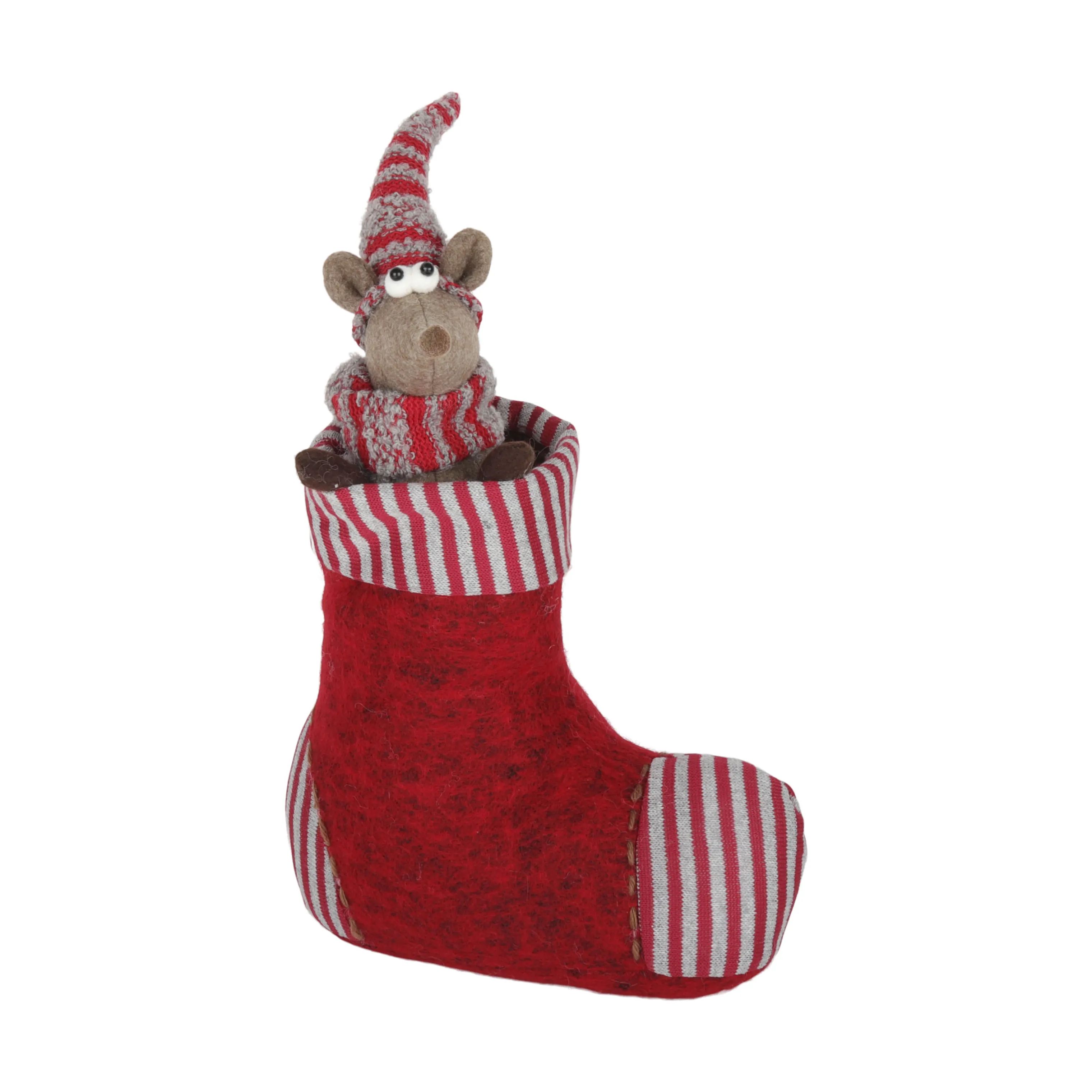 Casa Christmas Dyrefigurer Julemus i 38 cm, 1