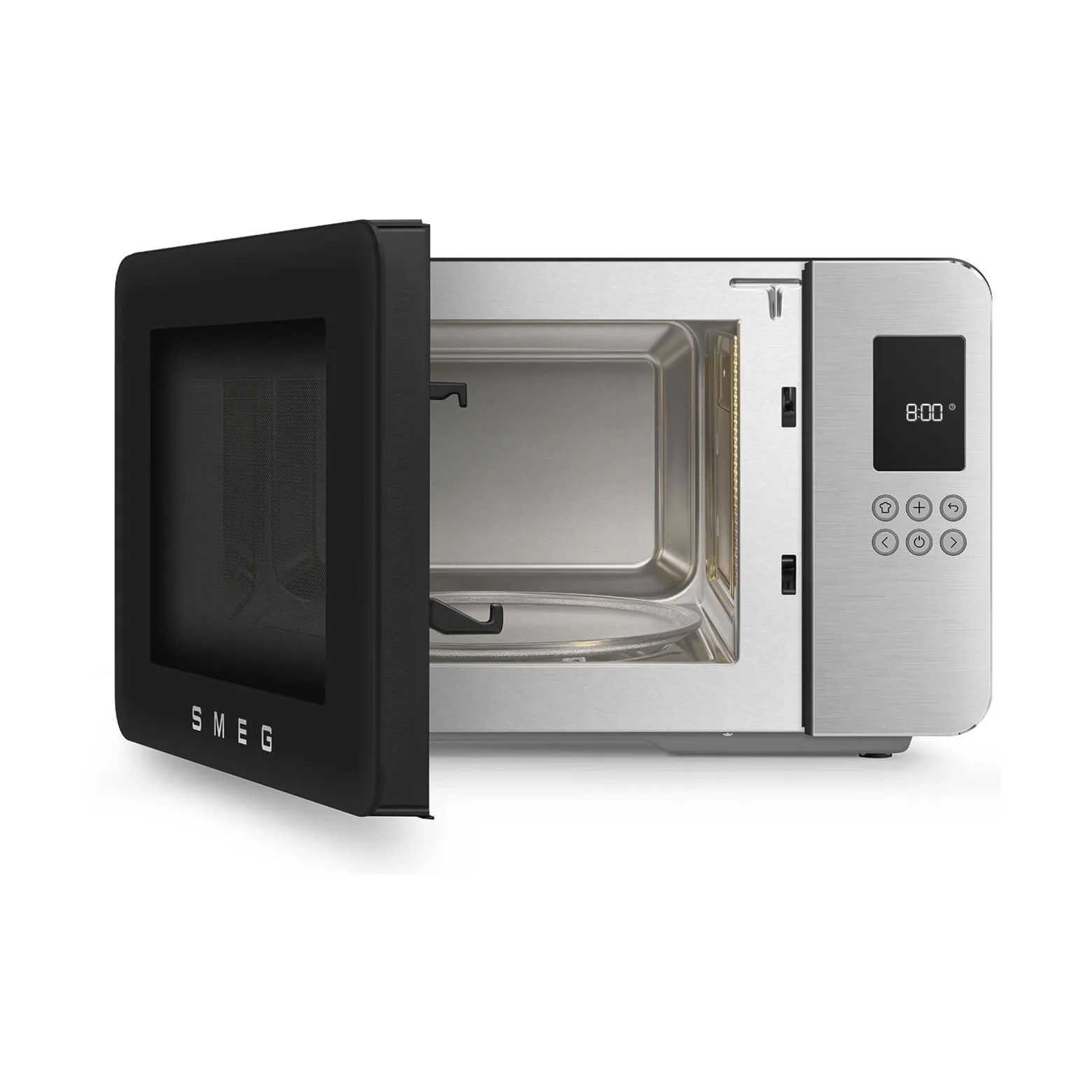 Smeg Mikroovne Collezione Mikroovn i Mat sort, 2
