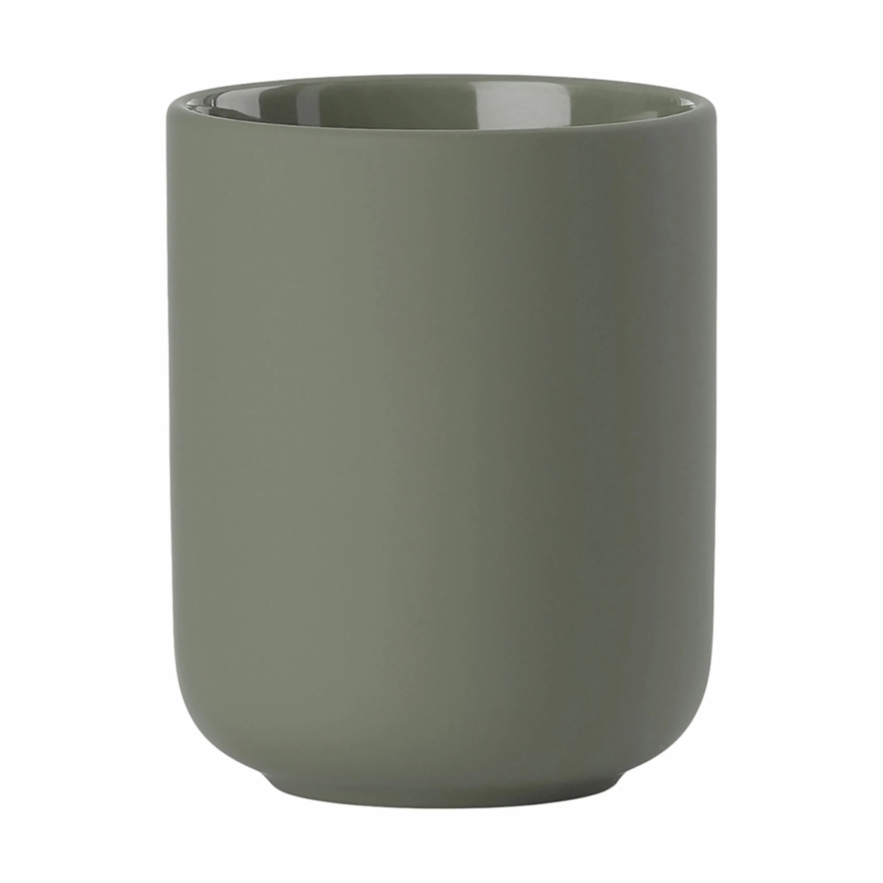 Zone Tandbørsteholdere Ume Tandbørstekrus i Olive green, 1
