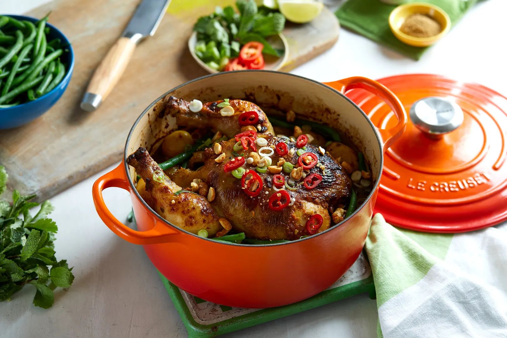 Le Creuset Gryder Signature Gryde i Volcanic, 5.3 L, 3