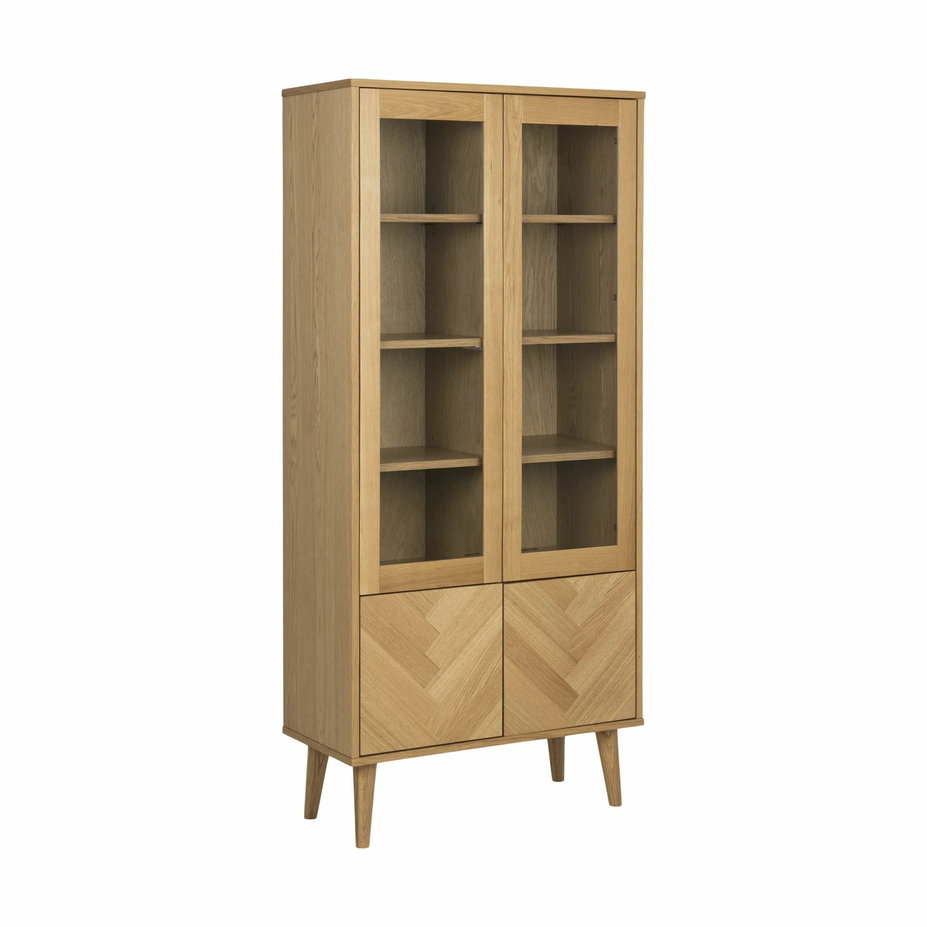CASA Living Reoler og tilbehør Nagano Vitrine i Eg, 4