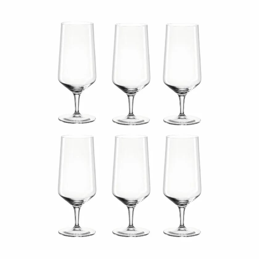 Leonardo Ølglas Puccini Ølglas - 6 stk. i Klar, 1