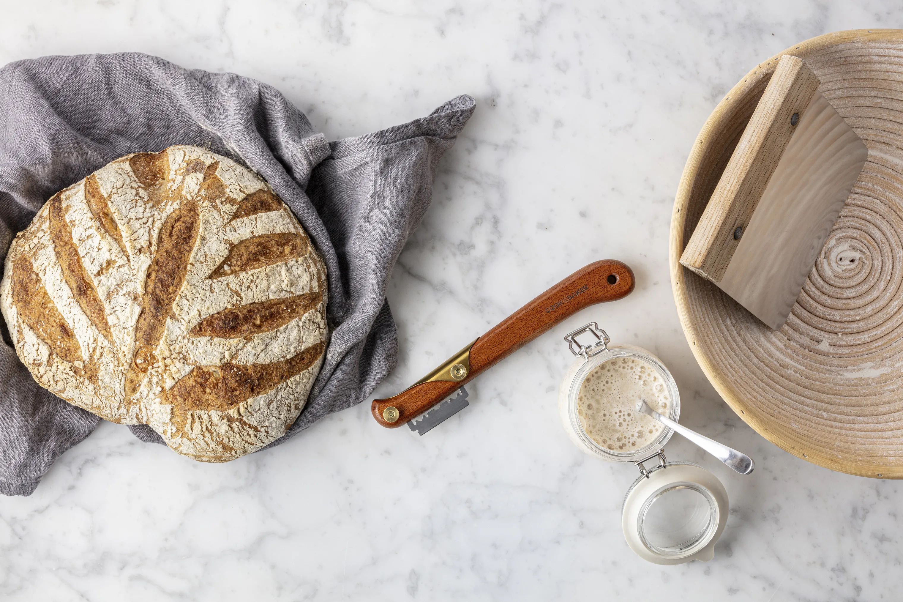 Cook & Baker Bageredskaber Dejsnitte i Brun, 2