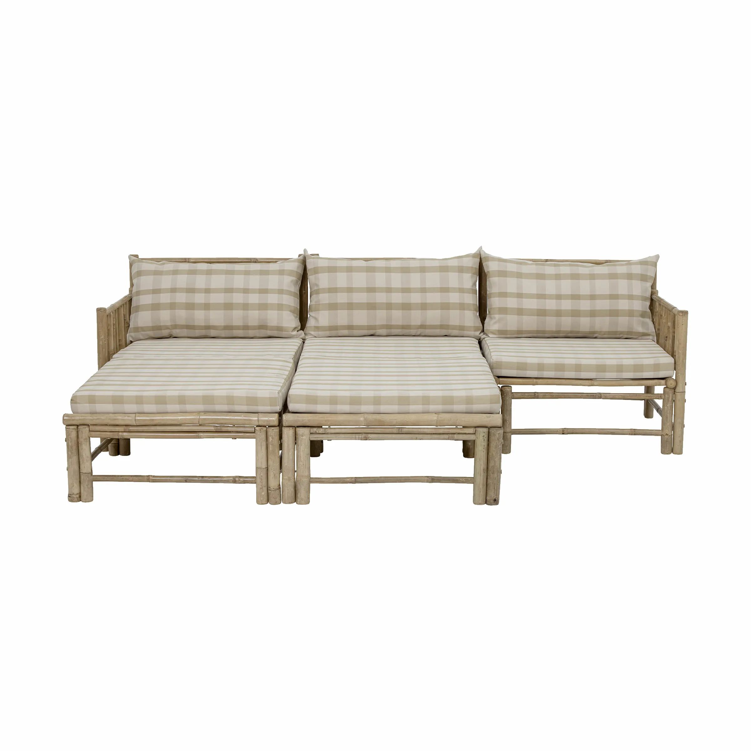 Bloomingville Havesofaer Korfu Modul Havesofa - Højre Hjørne i Natur, Højre hjørne, 6