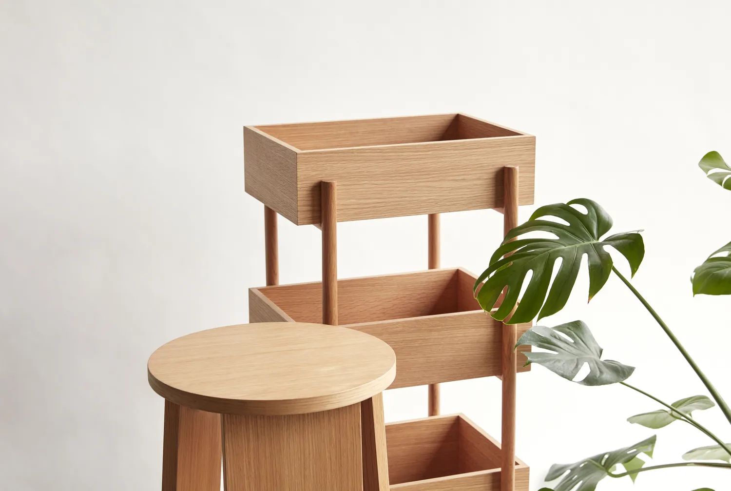 Hübsch Sideborde Stack Konsolbord i Natur, 3