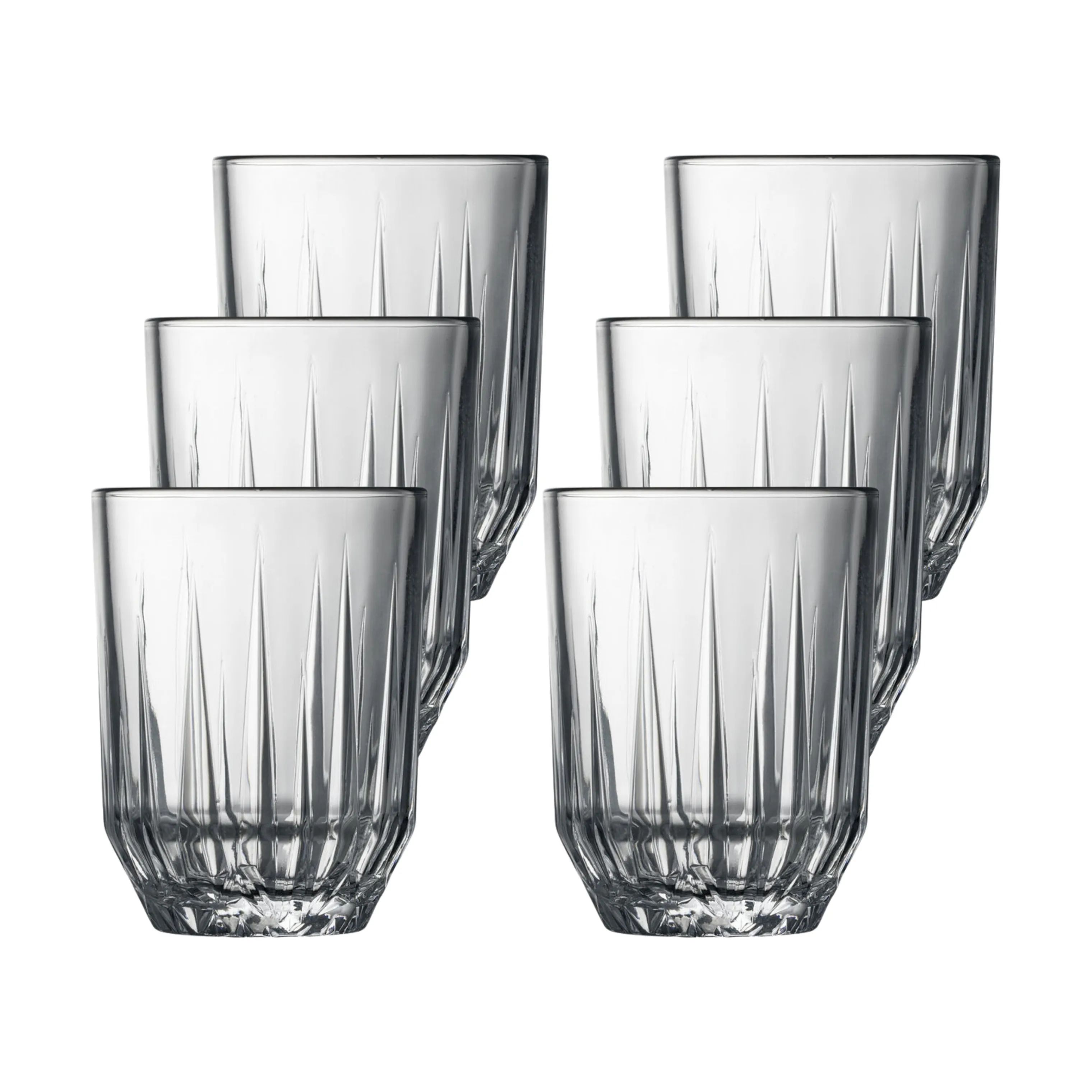Lyngby Glas Vandglas Astrid Vandglas - 6 stk. i Klar, 1