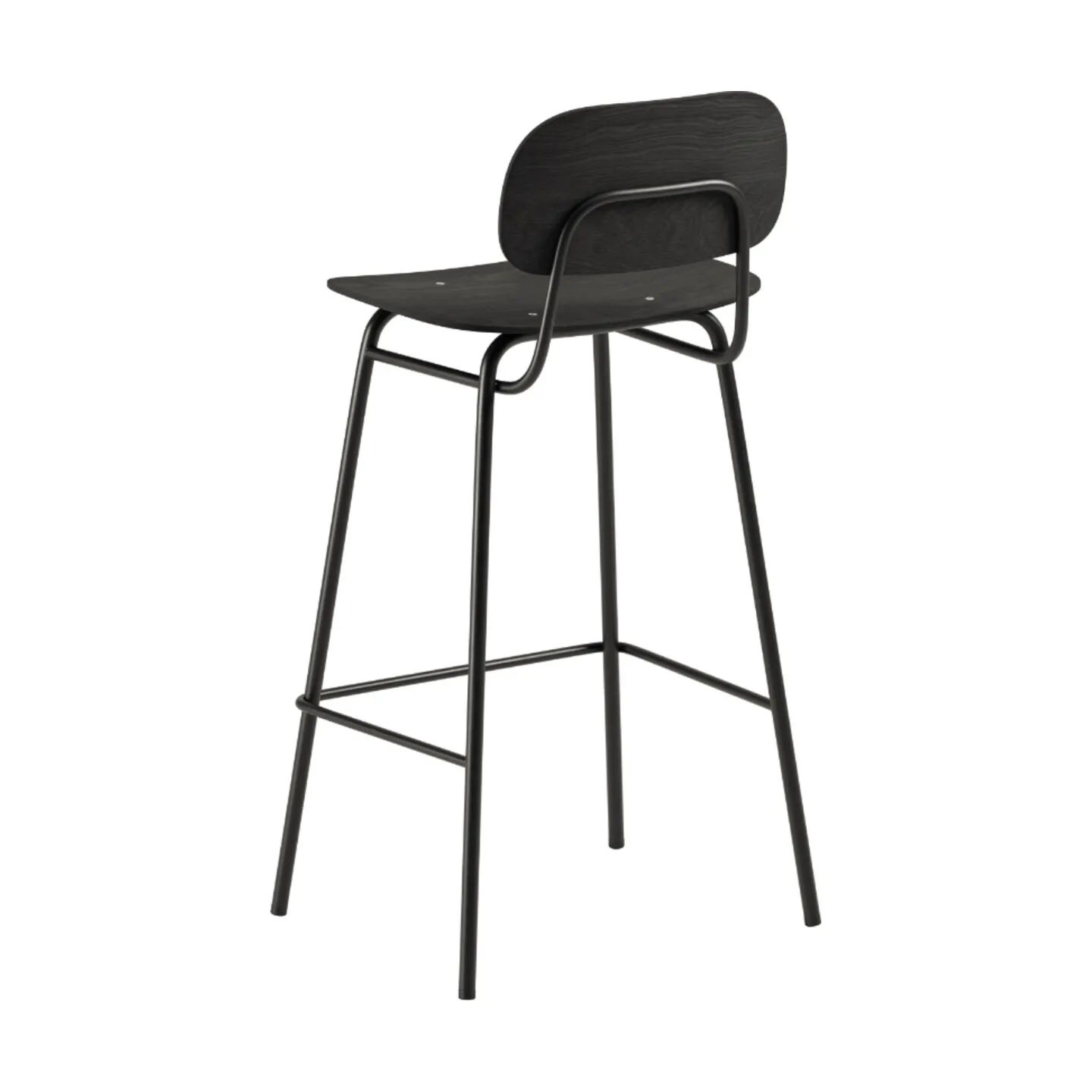 SACKit Barstole Frame Bar Stool Frame Barstol i Sort, 73 cm, 3