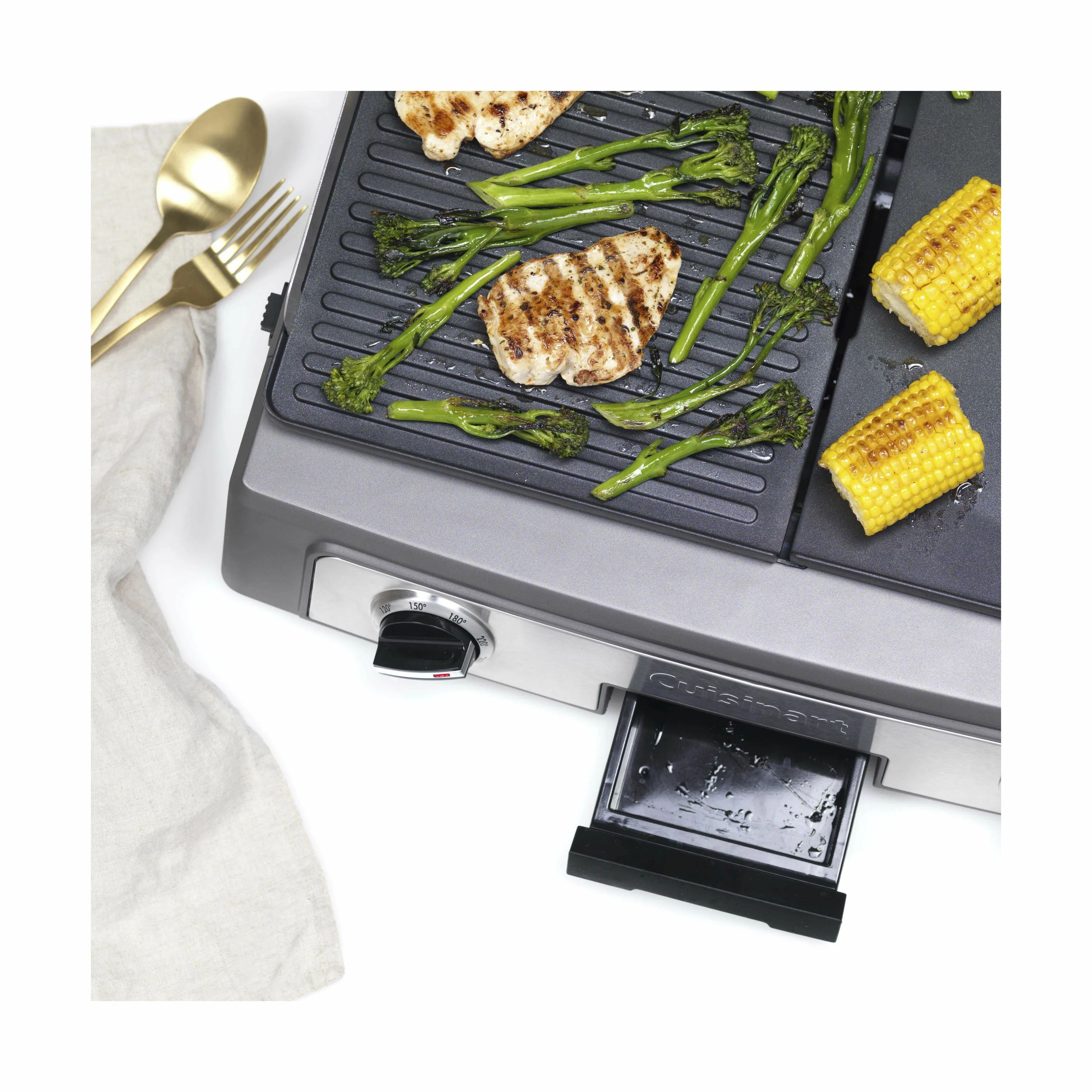 Cuisinart plancha grill Core Collection Plancha Elite Bordgrill PL50E i Grå, 5