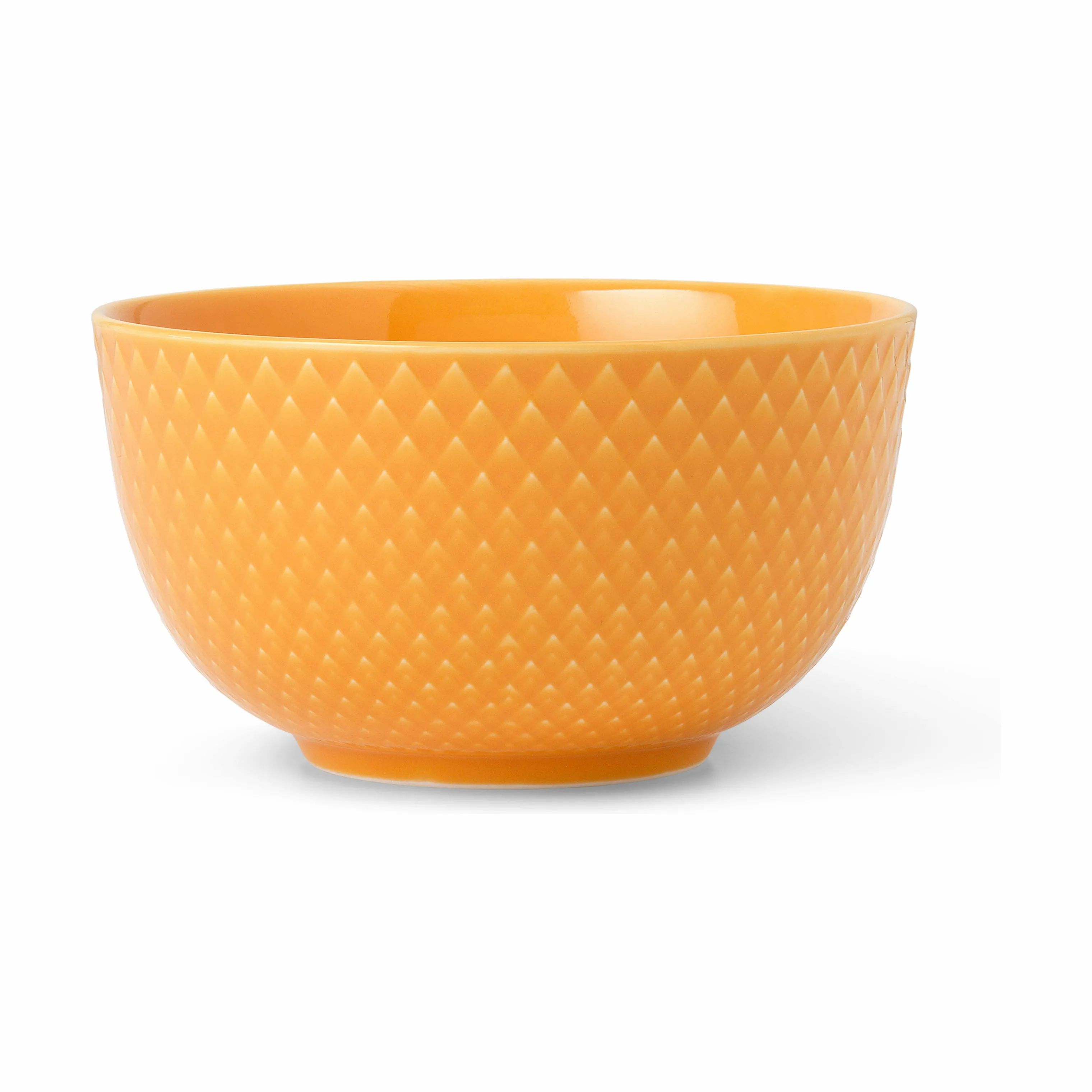 Lyngby Porcelæn Serveringsskåle Rhombe Color Skål i Gul, 11 cm, 1