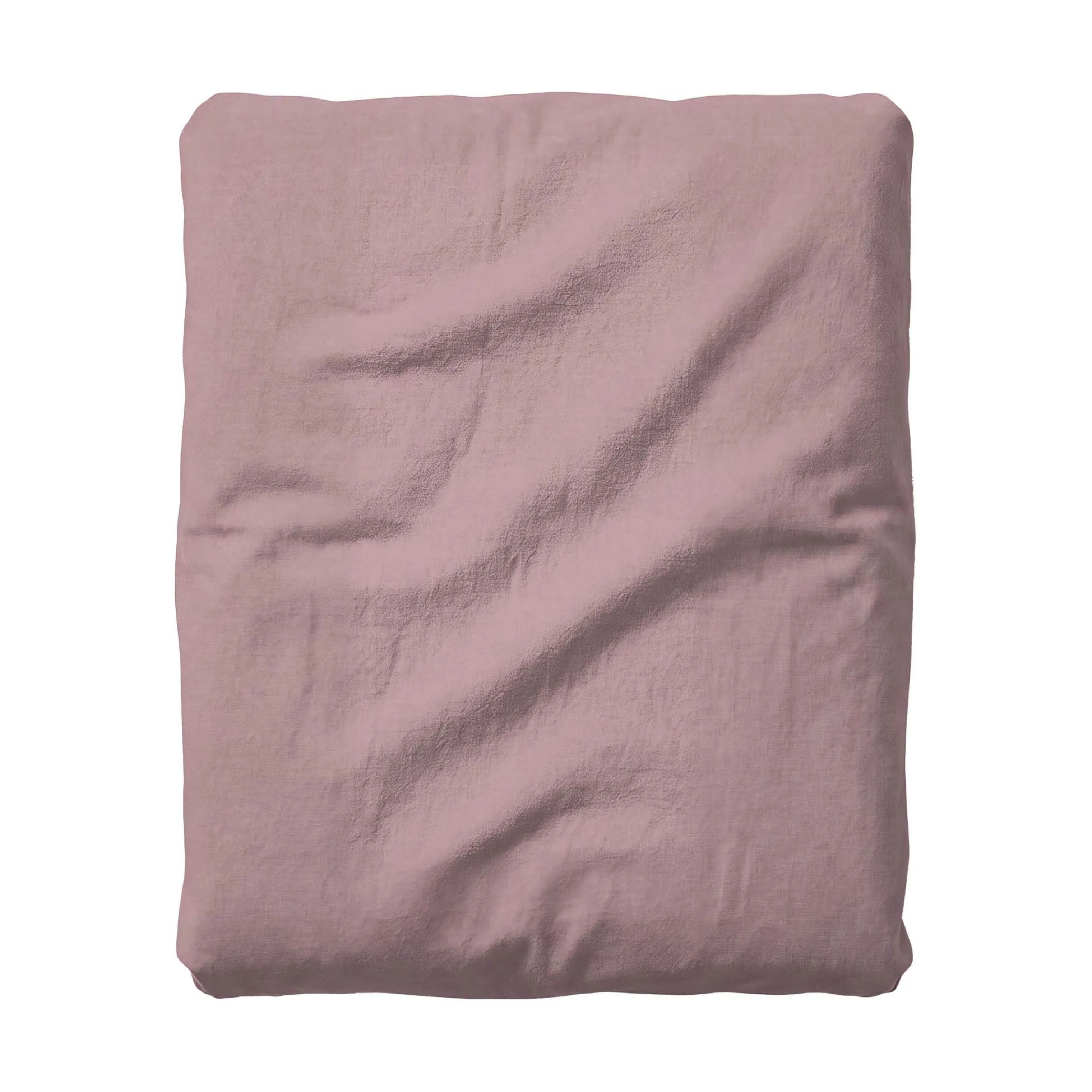Essenza Lagner Fine Organic Jersey Topmadraslagen i Woodrose, B200 x L220 cm, 1