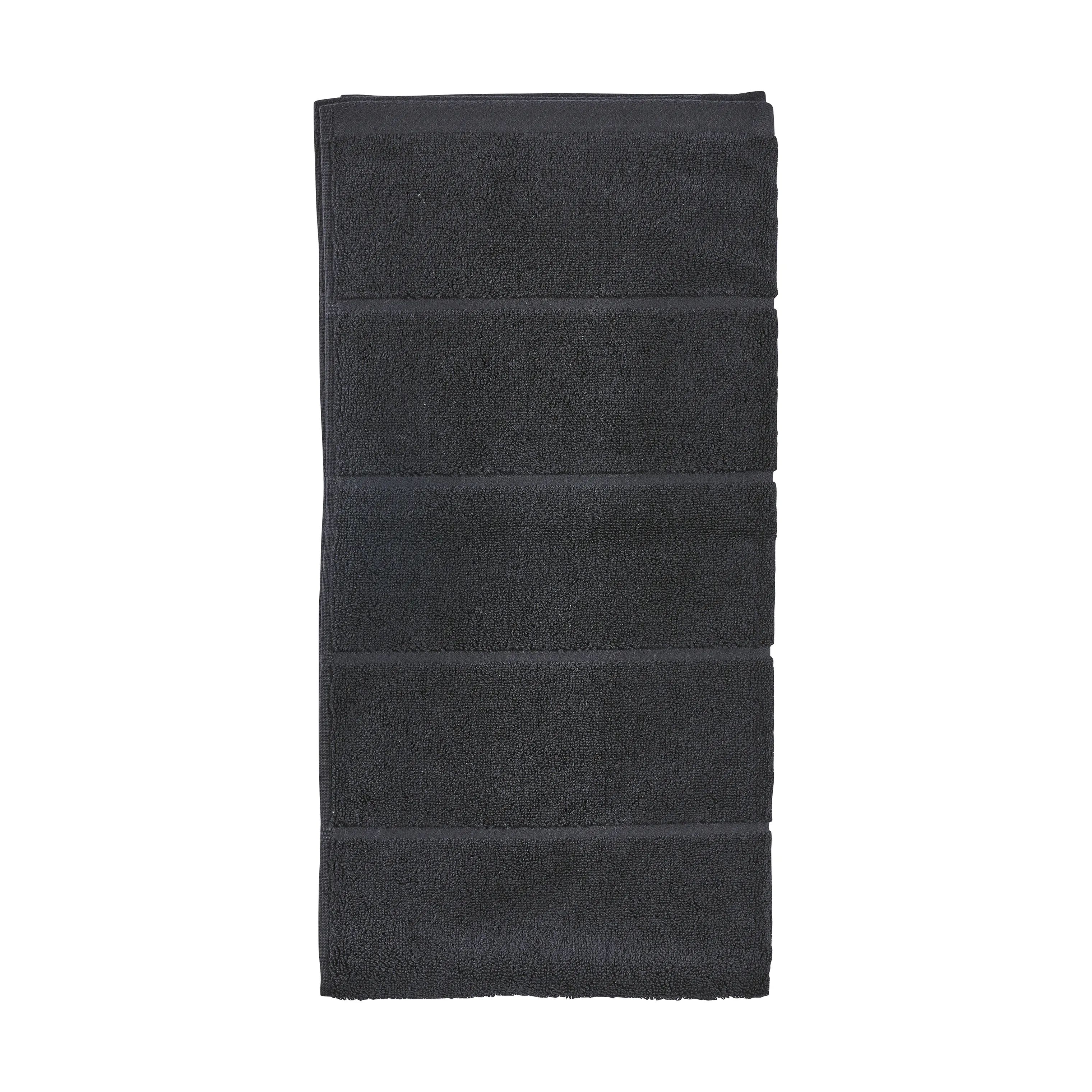 Zone Håndklæder Sauna Håndklæde i Sort, B50 x L100 cm, 1