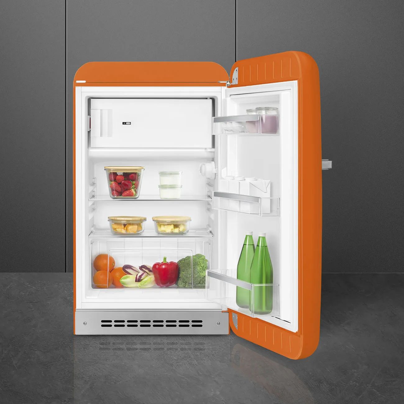 Smeg Køleskabe 50's Style Kølefryseskab i Orange, 2