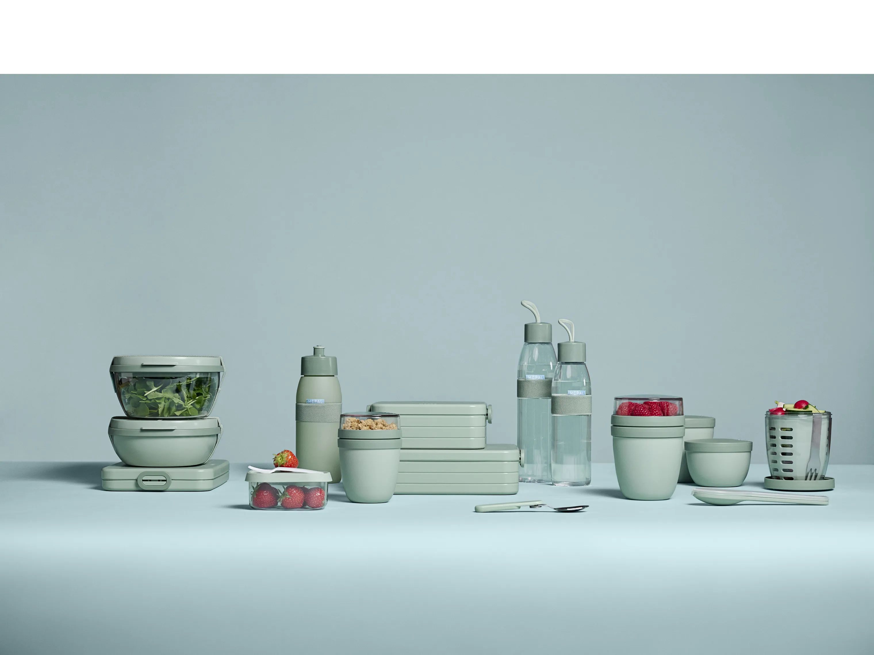 Mepal Madkasser TAB Bento Madkasse i nordic sage, Large, 2