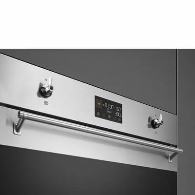 Smeg Indbygningsovne Classic Indbygnings mikro-kombiovn SO6302M2X i Stål, 4