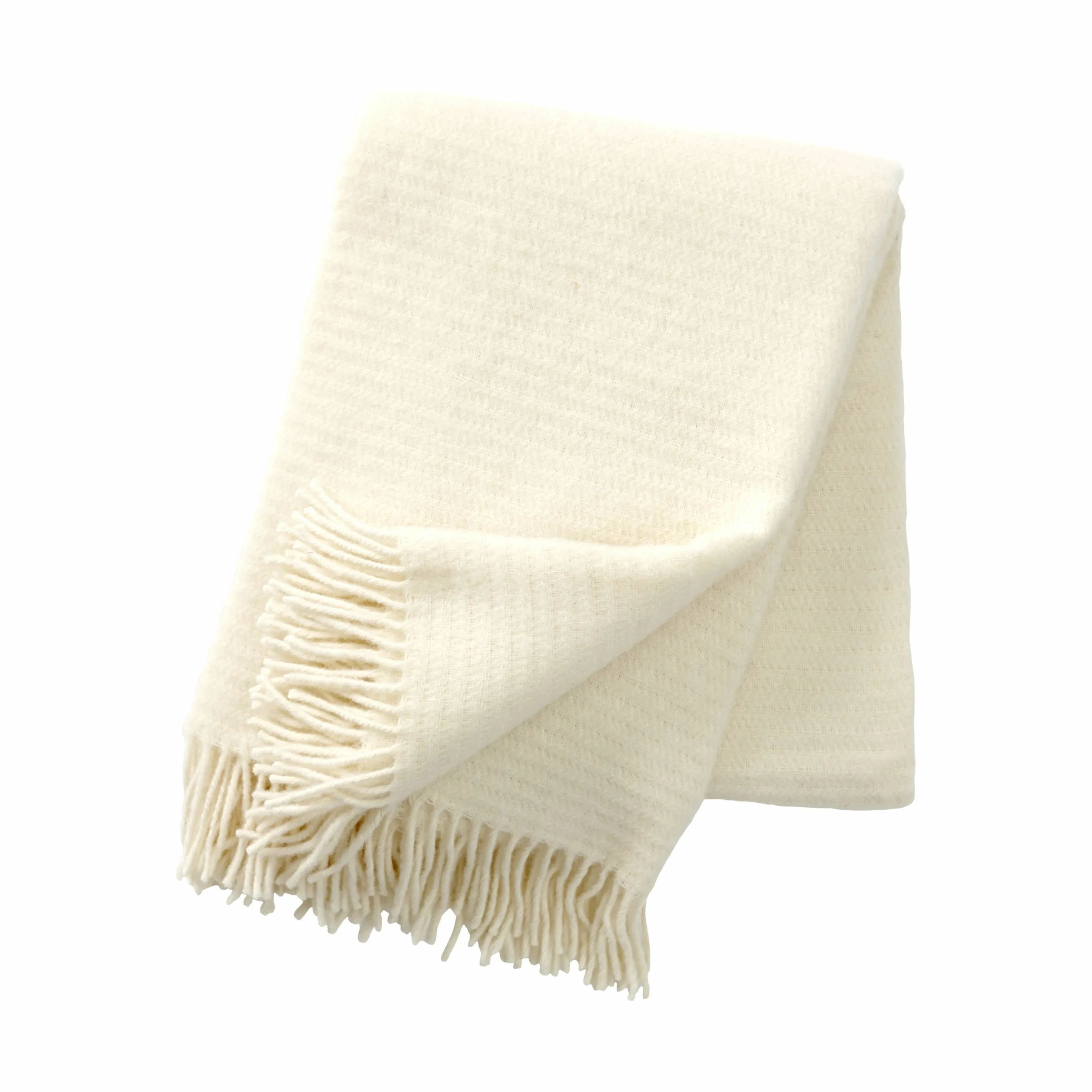 Klippan Plaider Ralph Plaid i Creme, B130 x L200 cm, 1