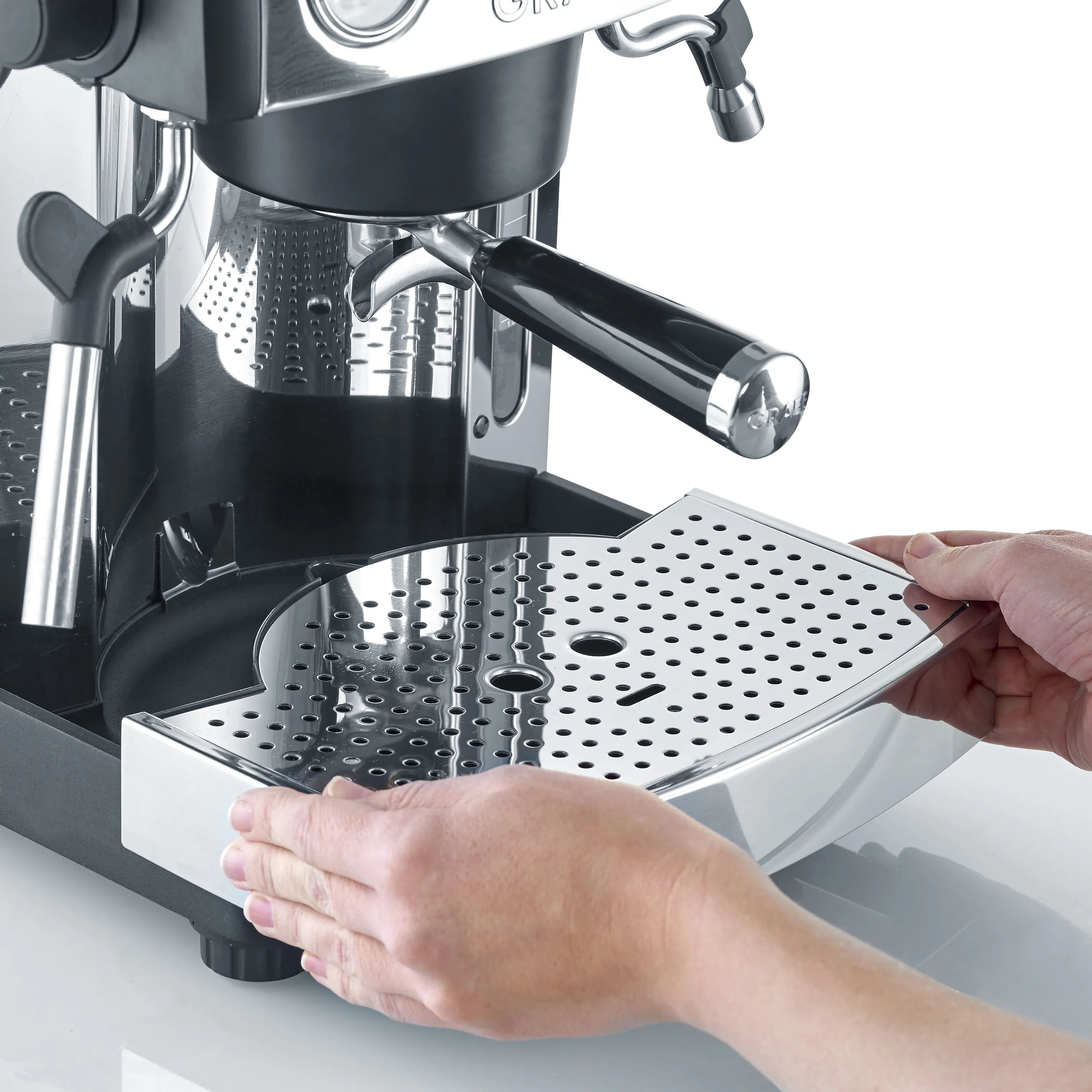 Graef Espressomaskiner Espressomaskine GRES902EU i Stål/Sort, 3