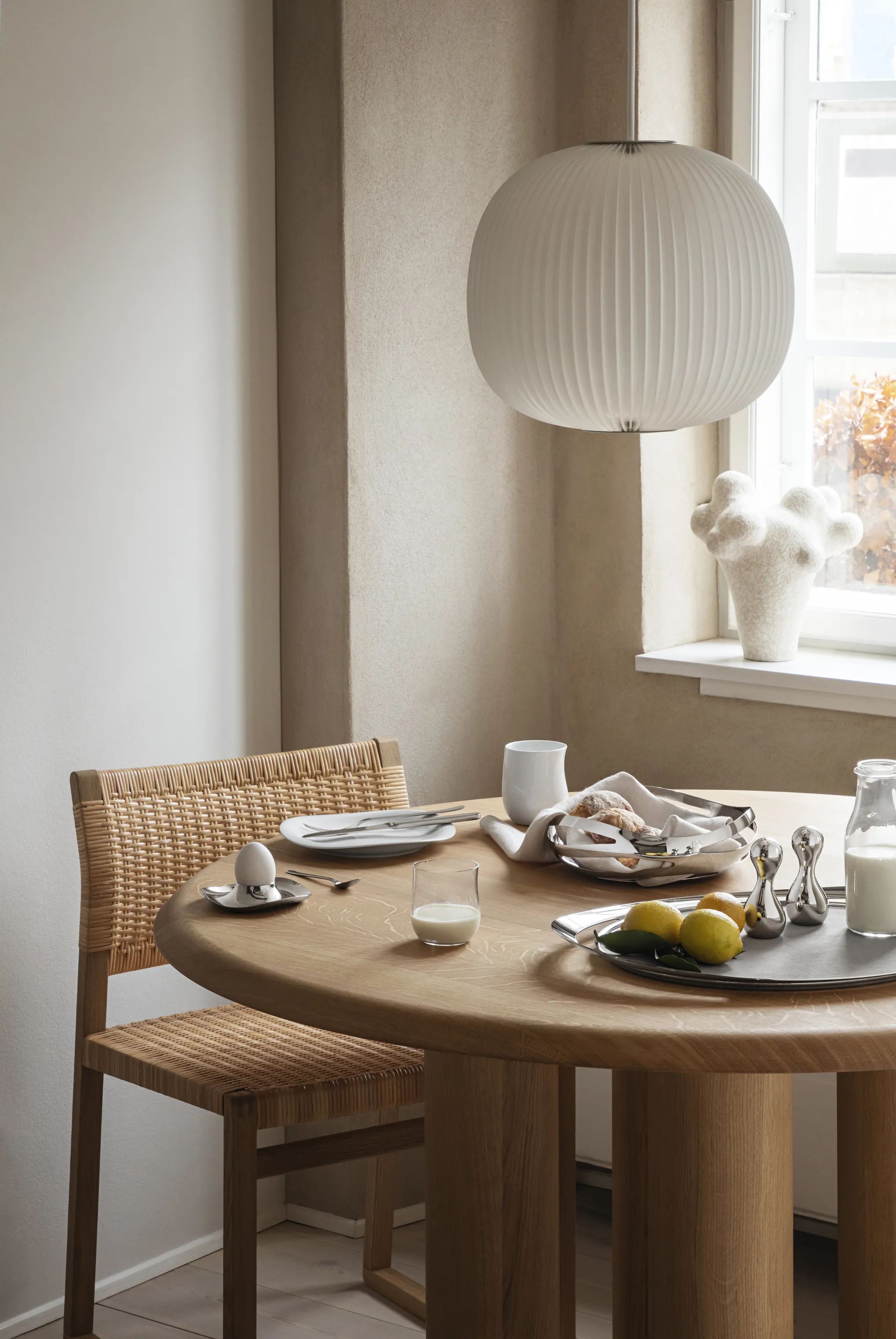Georg Jensen Bakker Cobra Serveringsbakke i Blank stål, 48,1 cm, 2