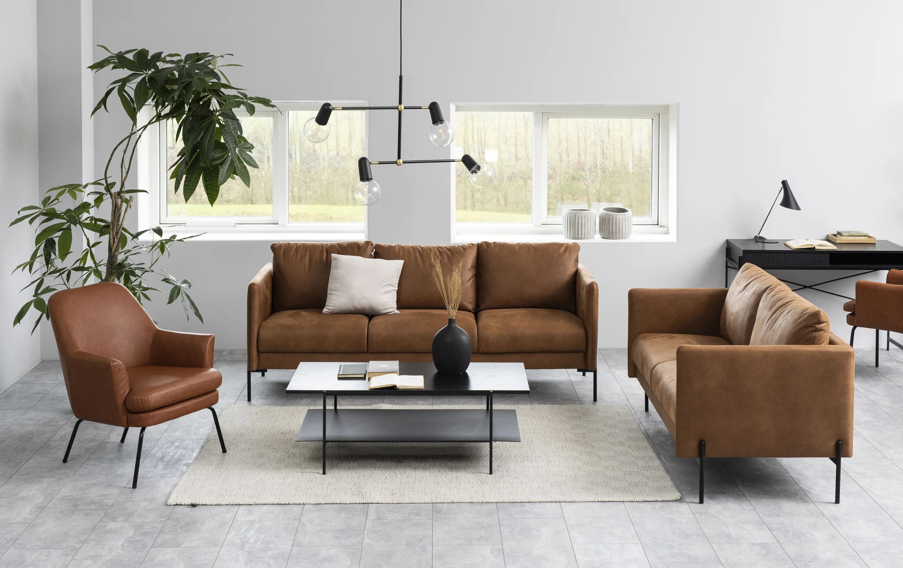 CASA Living Sofaborde Angus Sofabord i Sort, 3