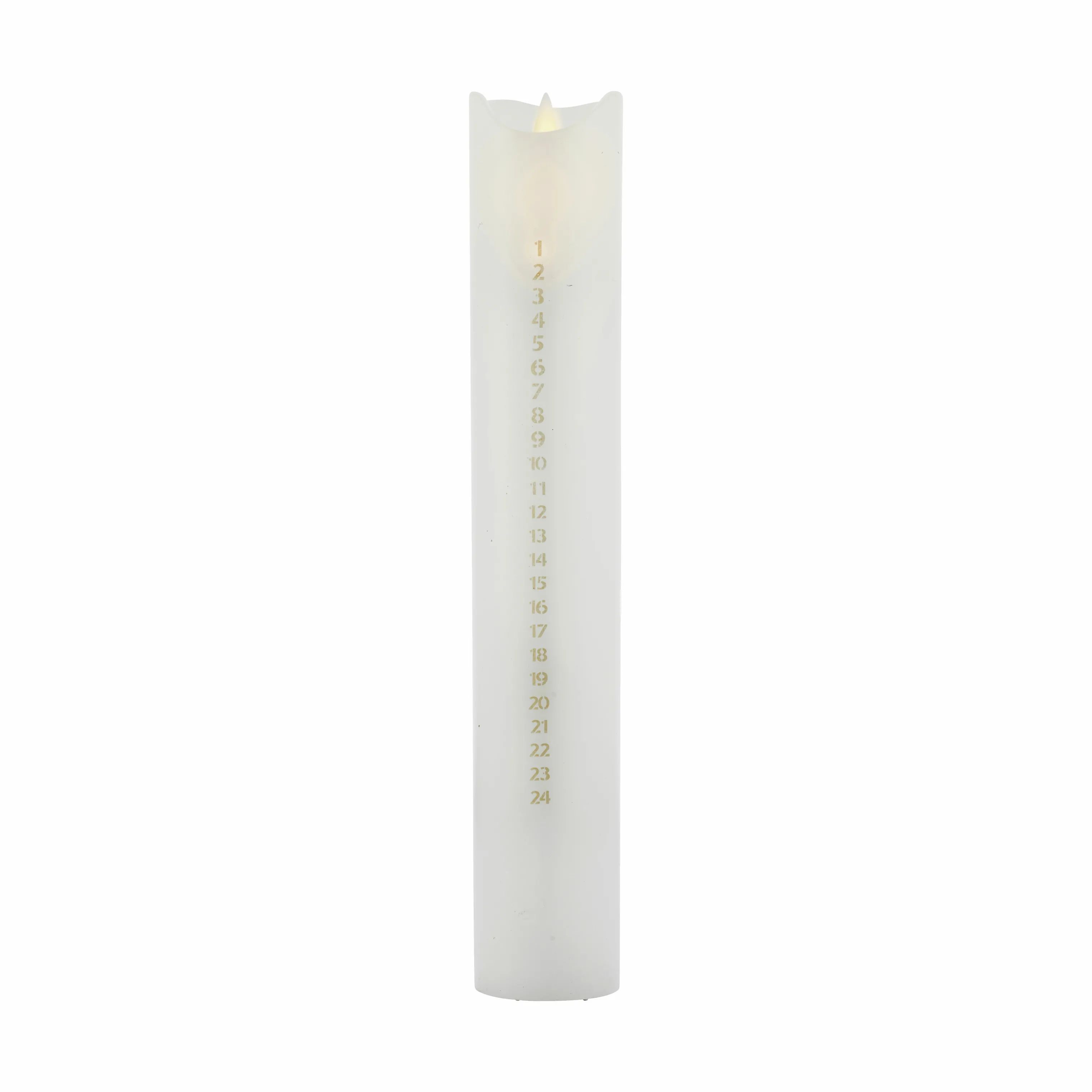 Sirius Kalenderlys Sara Exclusive LED Kalenderlys i Hvid/guldfarvet, 1