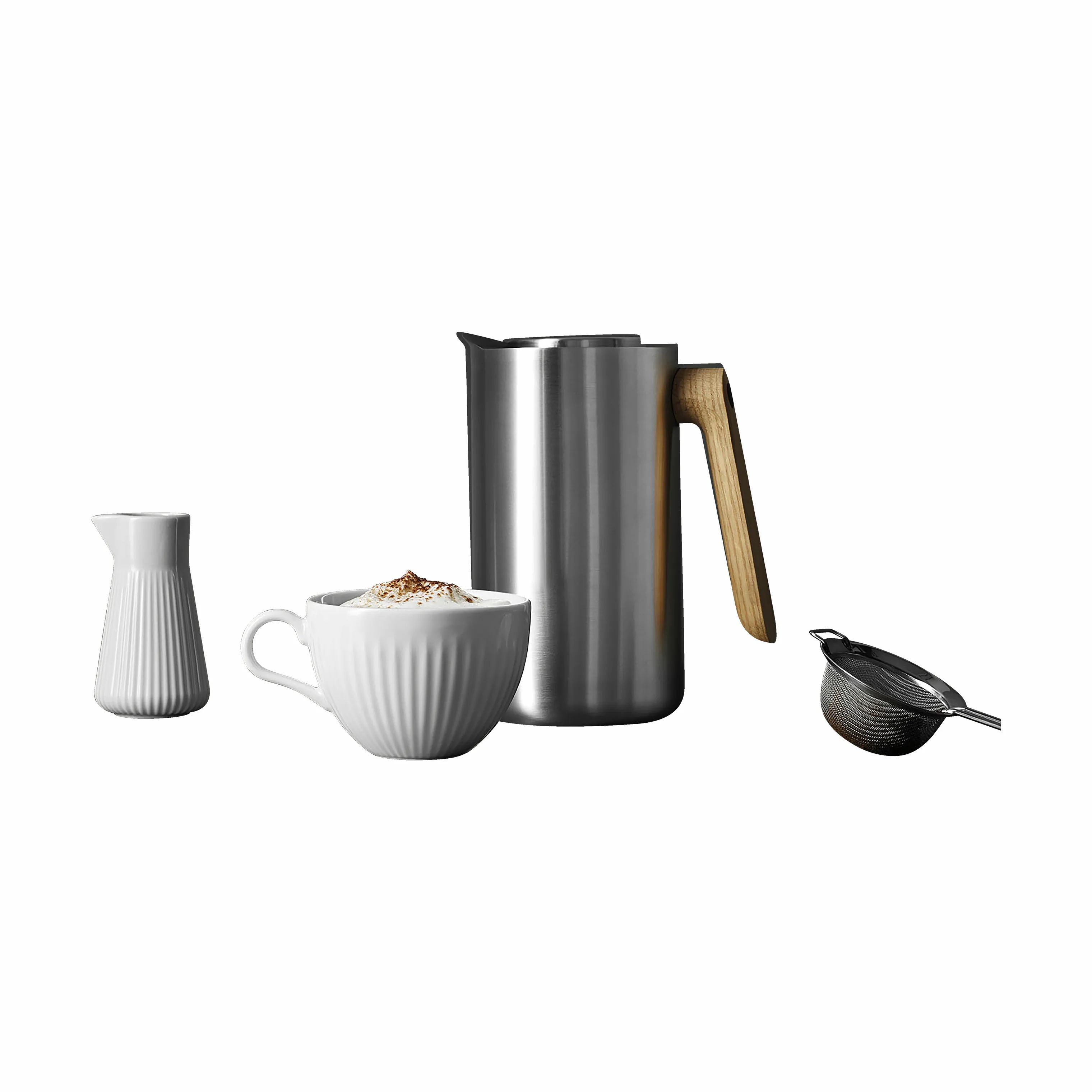 Eva Trio Krus og kopper med hank Legio Nova Kop i Hvid, 35 cl, 3