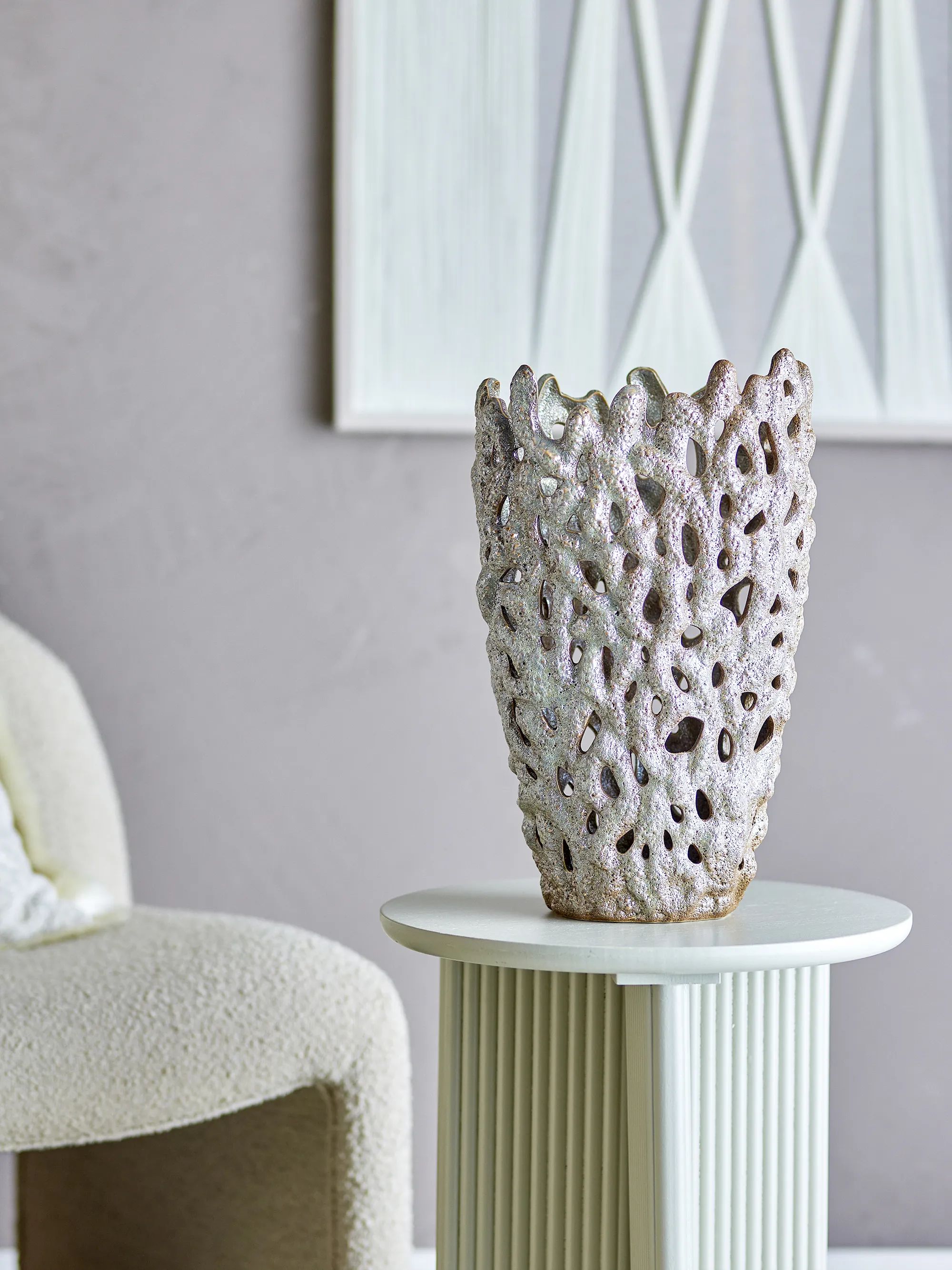 Bloomingville Vaser Vase - Eunice i Hvid, 3