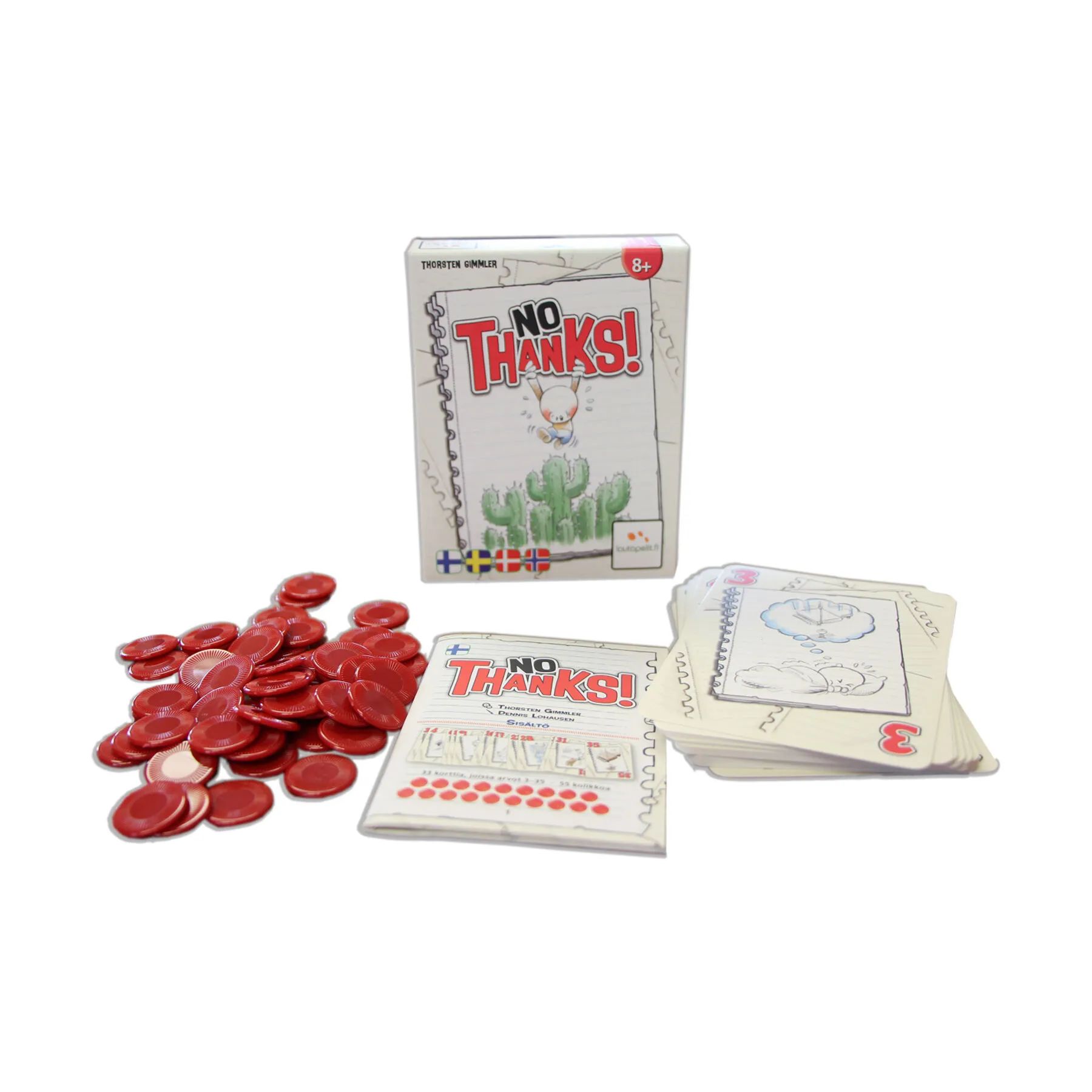 Spilbræt Spil Brætspil - No Thanks i Hvid, 2