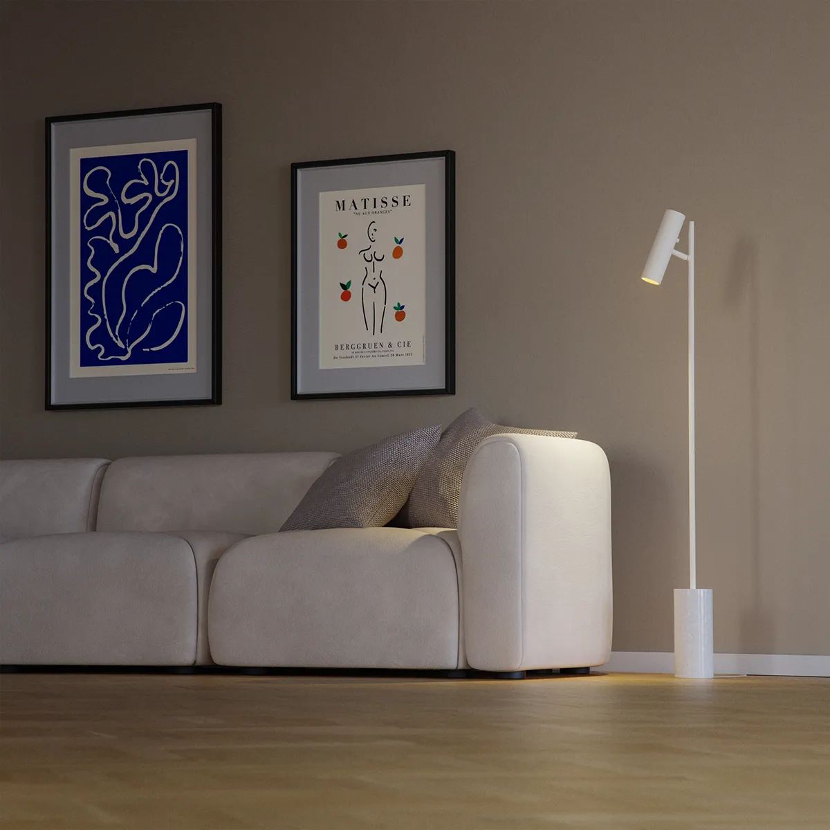 SACKit Gulvlamper Expo Gulvlampe i Hvid, 2