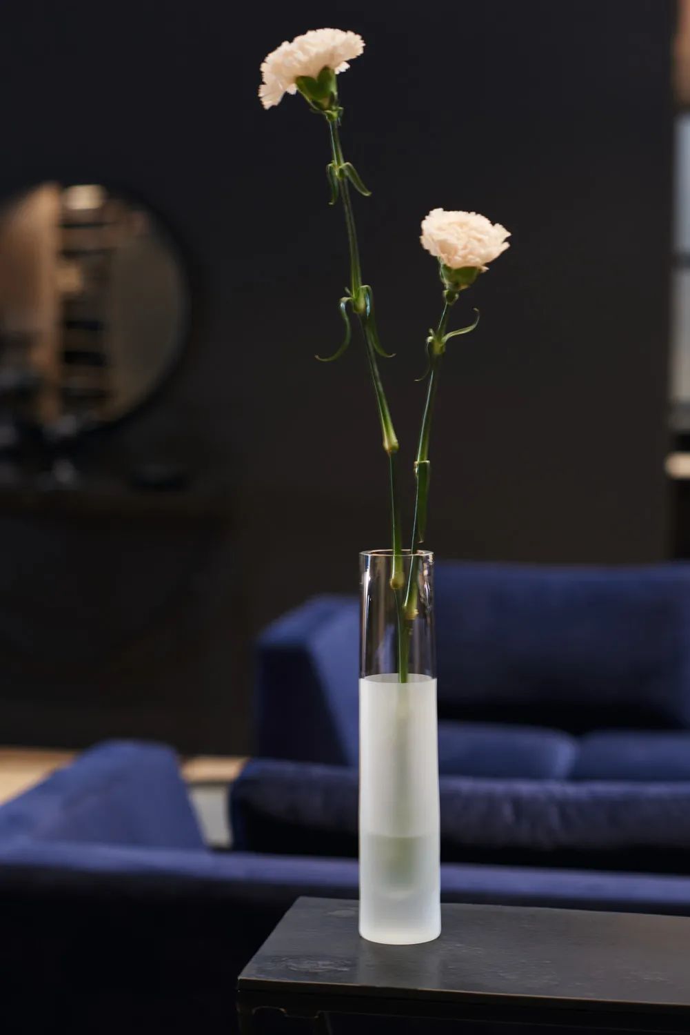Leonardo Vaser Novara Solifleur Vase i Klar/hvid, 30 cm, 2