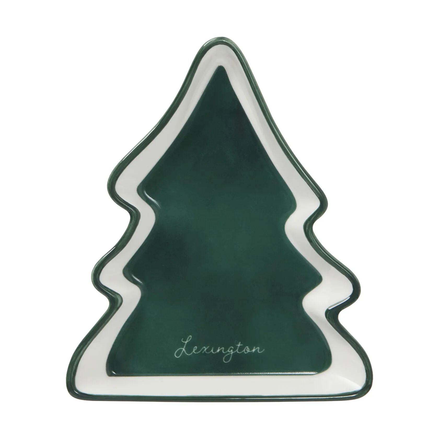 Lexington Serveringsfade Holiday Collection 2025 Træ Serveringsfad i Green, 1