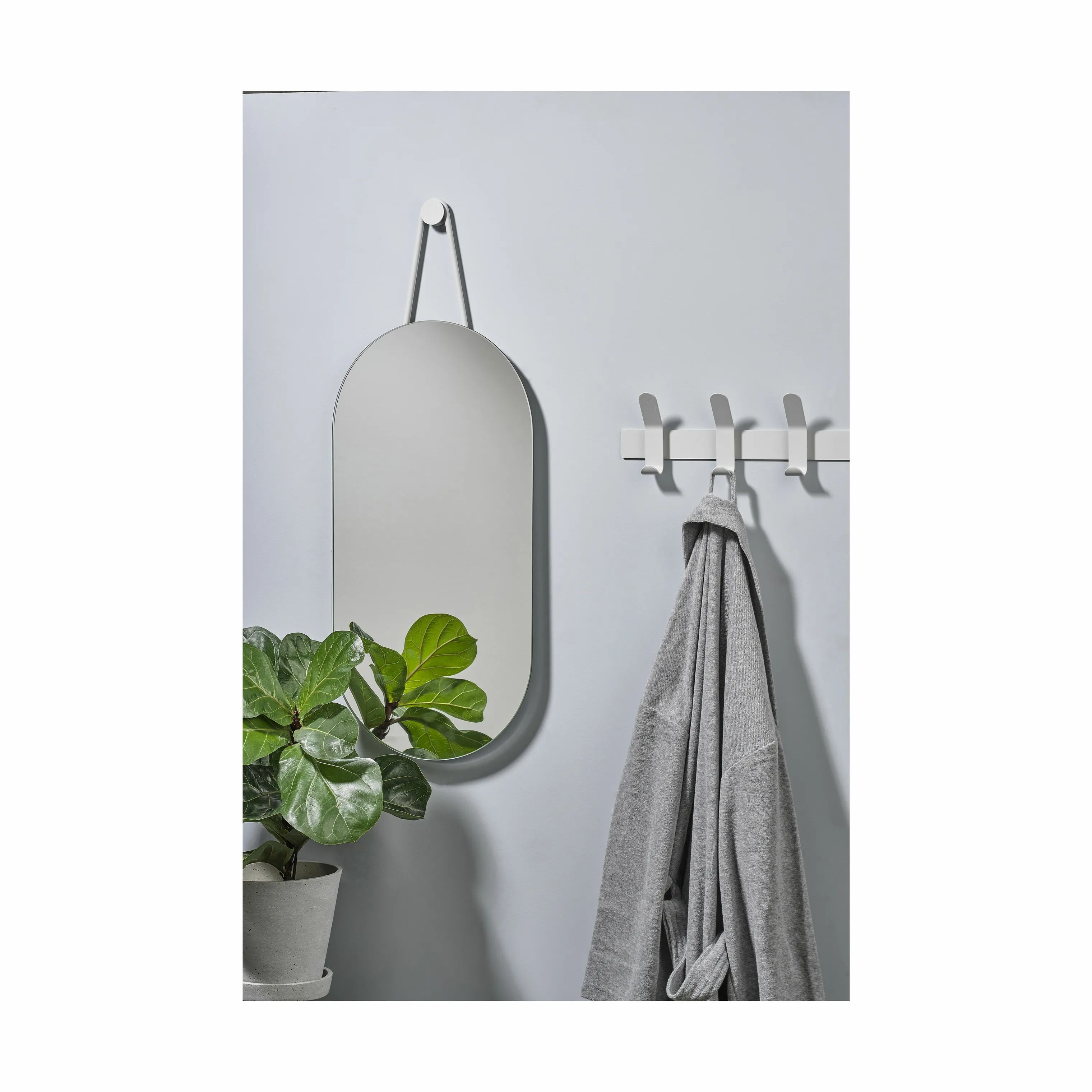 Zone Knagerækker A-collection A-Rack Knagerække i Soft Grey, 3