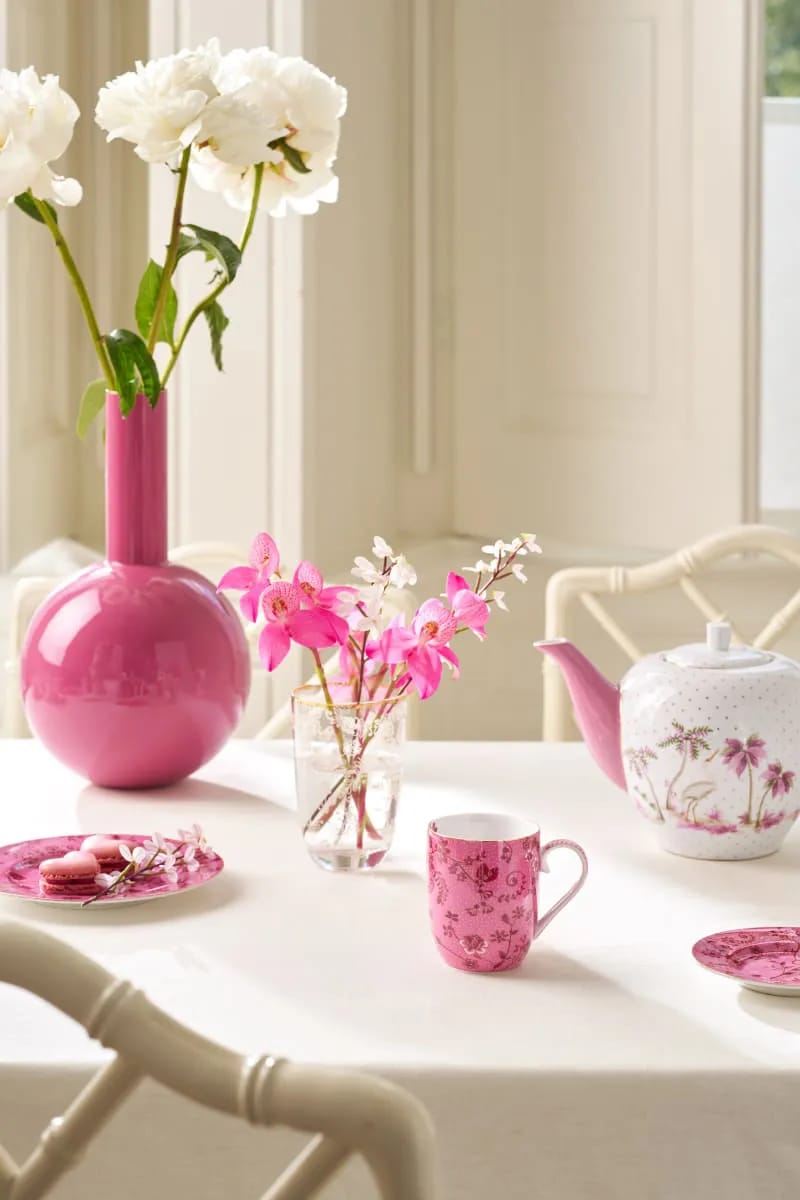 PIP Studio Krus og kopper med hank Jolie Flowers Krus i 14.5 cl, 2