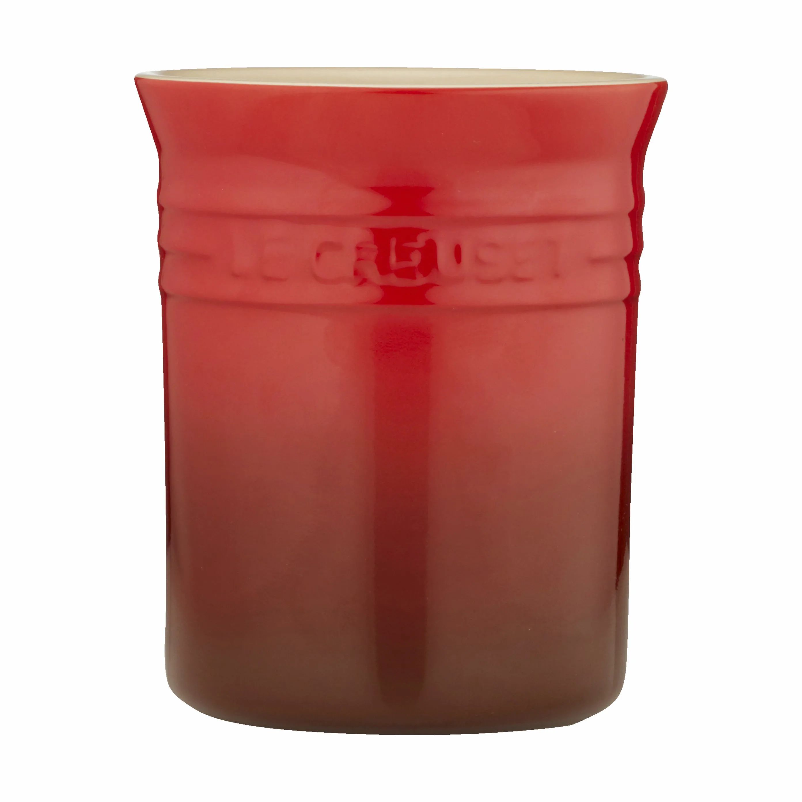 Le Creuset Krukker til køkkenredskaber Redskabskrukke i Cerise Red, 1.1 L, 1